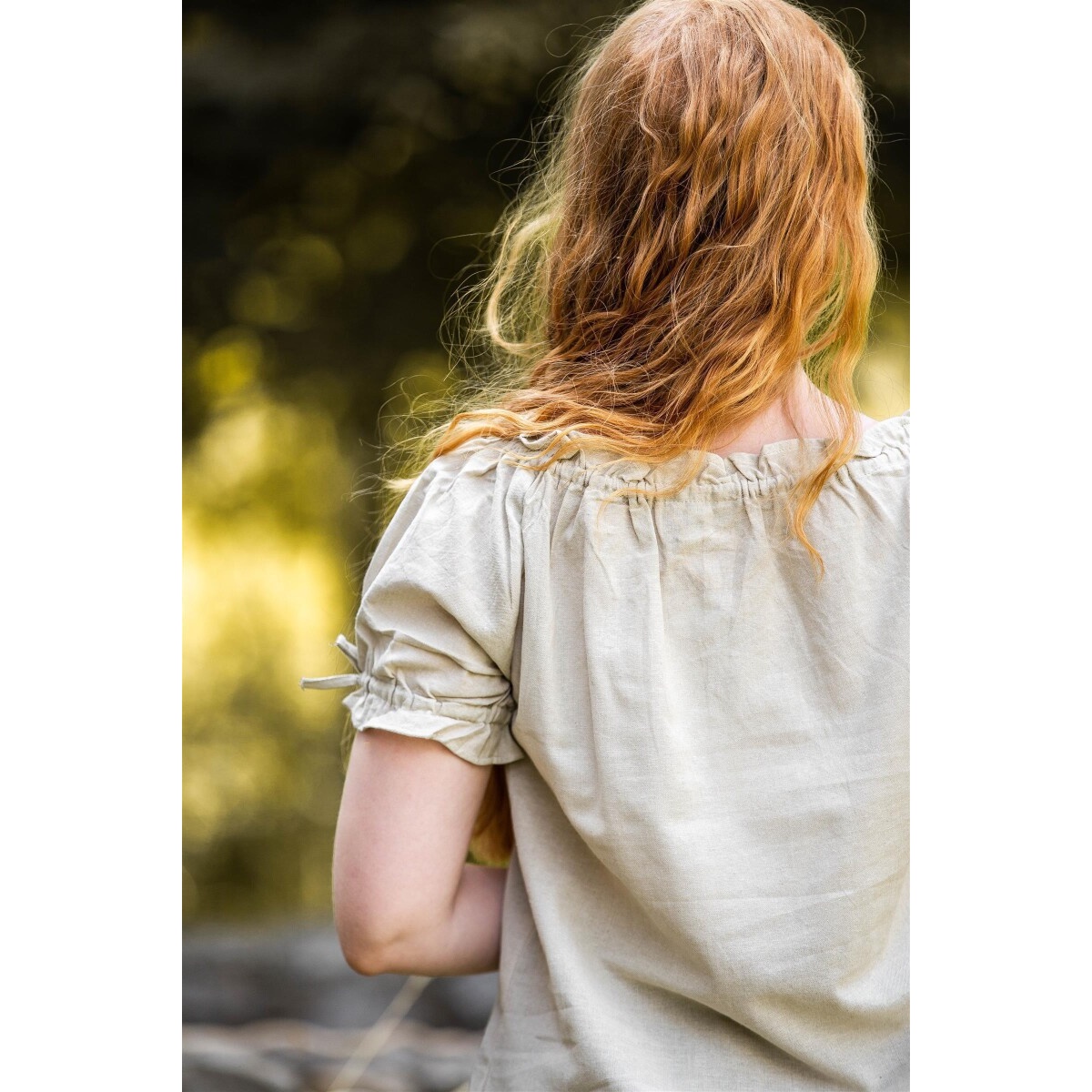 Średniowieczna bluzka z krótkim rękawem Otilia