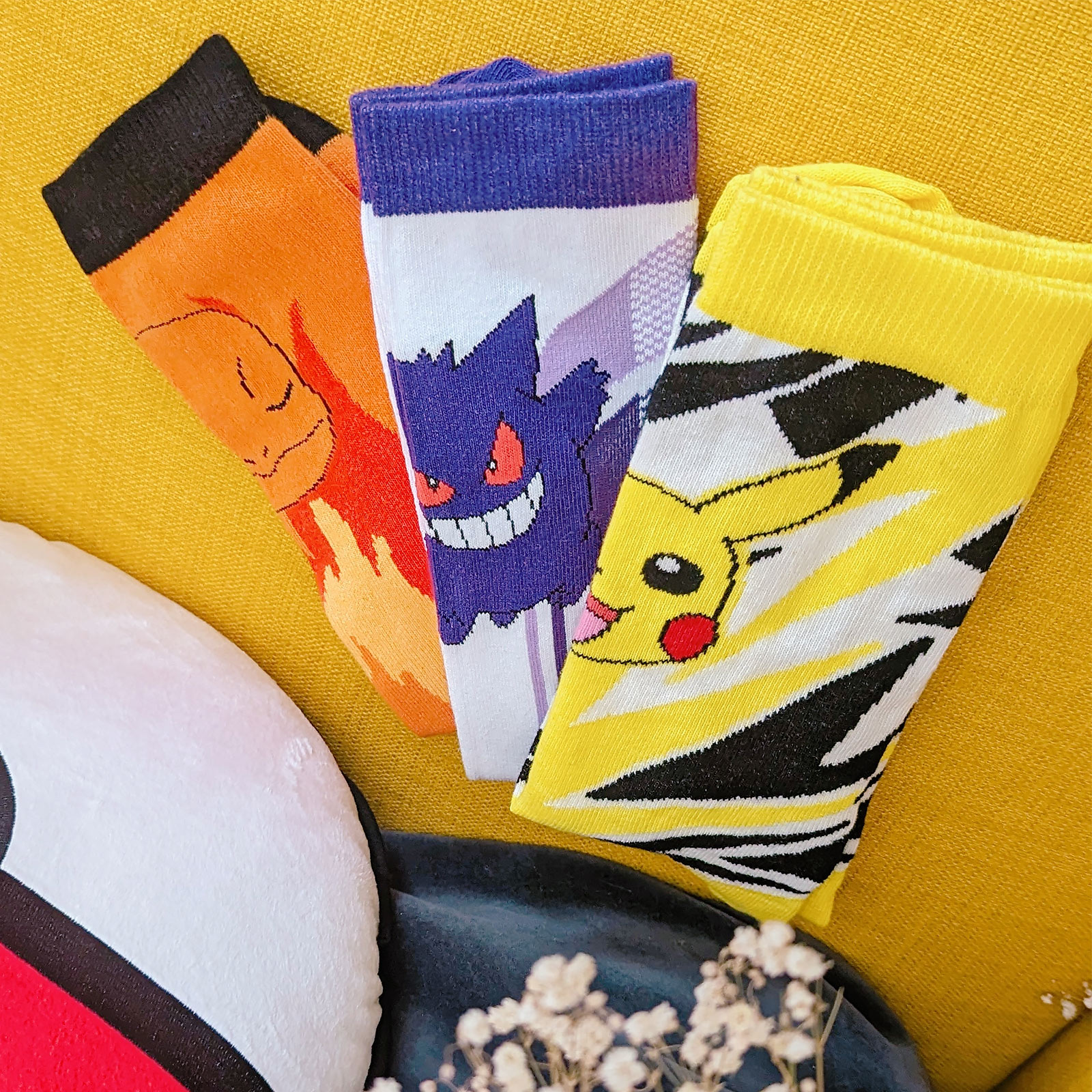 Pokemon - Crew Sokken 3-pack