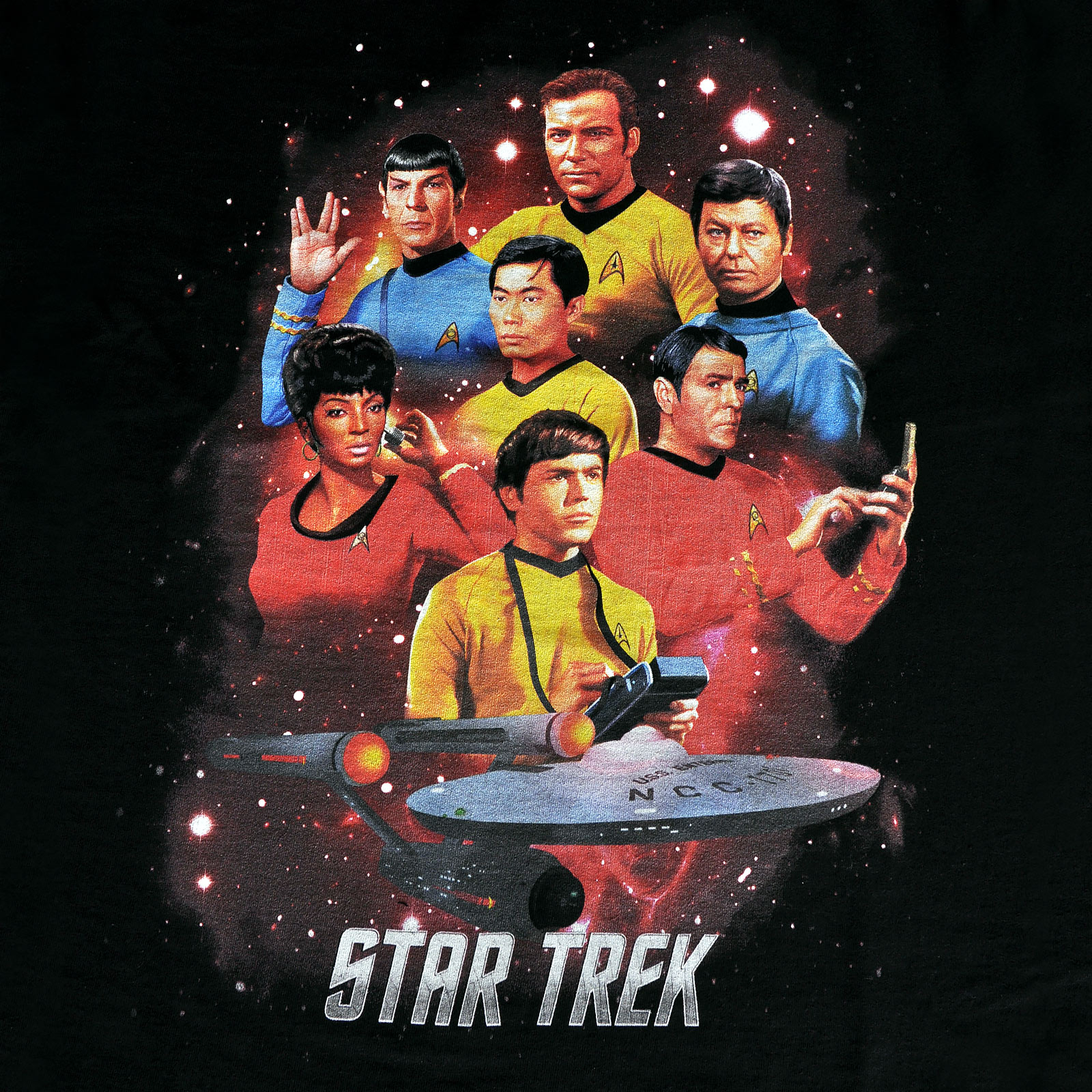 Star Trek - Enterprise Crew T-Shirt schwarz