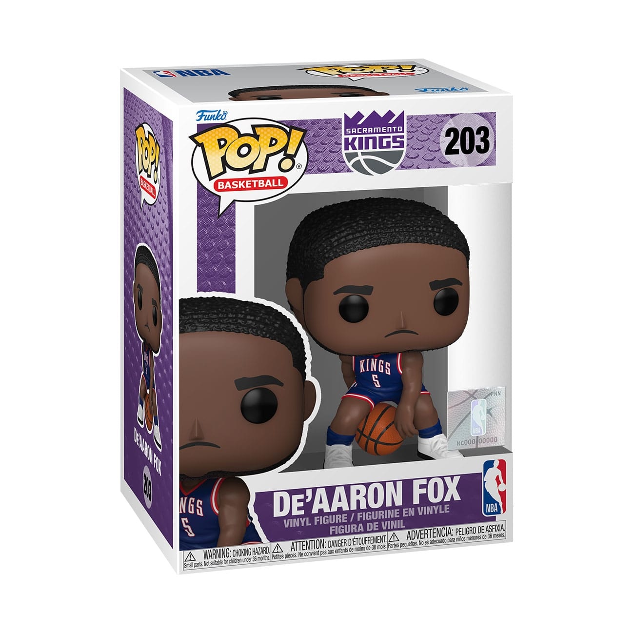 NBA Legends POP! Sports figura de vinilo Kings - De'Aaron Fox (CE 24) 9 cm
