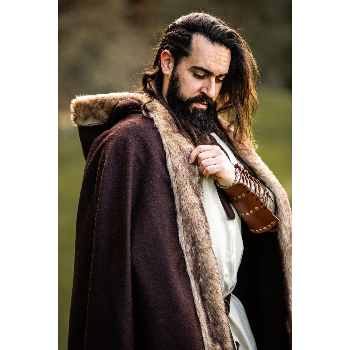 Mantello vichingo medievale Fjell