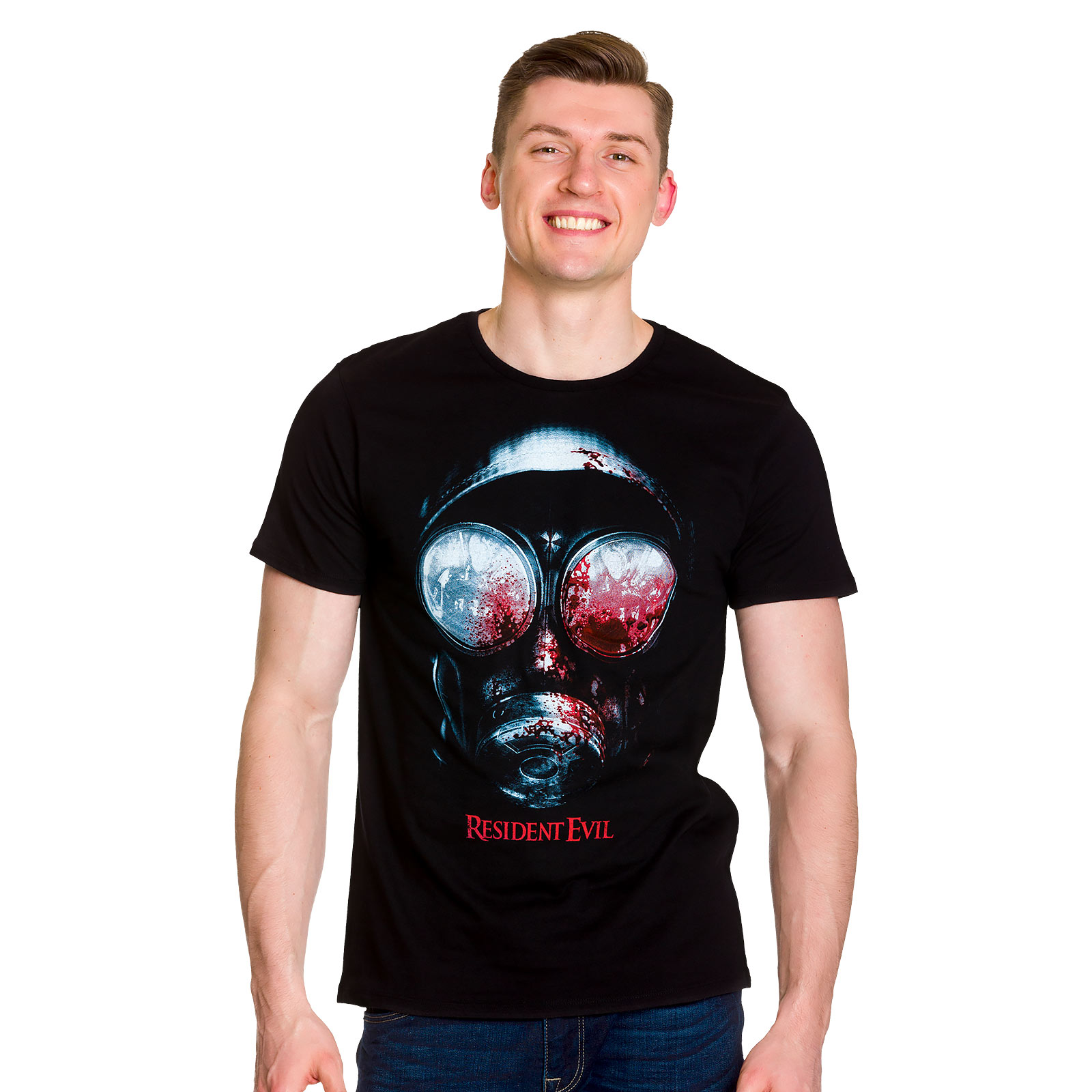 Resident Evil - Bloody Mask T-Shirt schwarz
