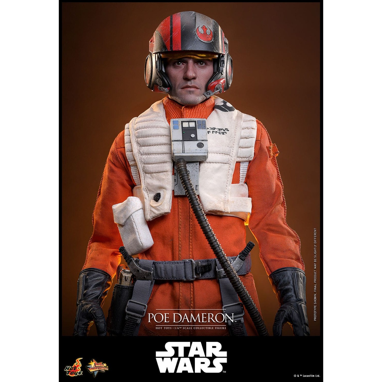 Star Wars - Figurine articulée Poe Dameron 1:6