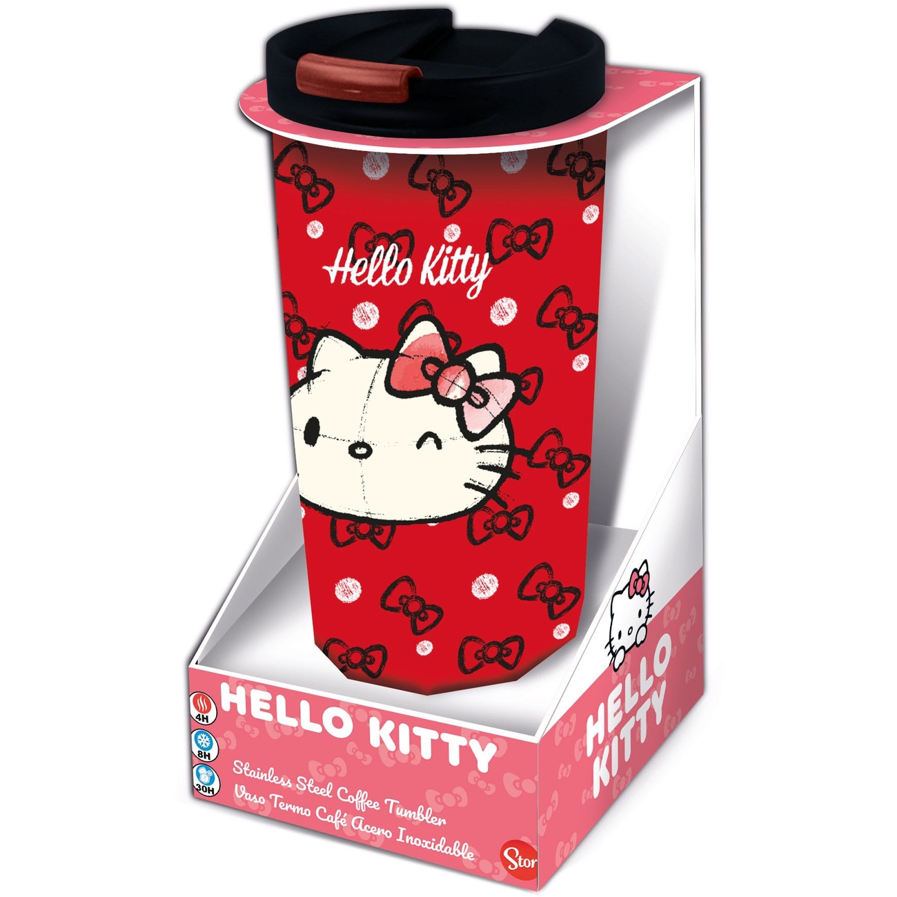 Sanrio Edelstahl-Reisebecher Hello Kitty