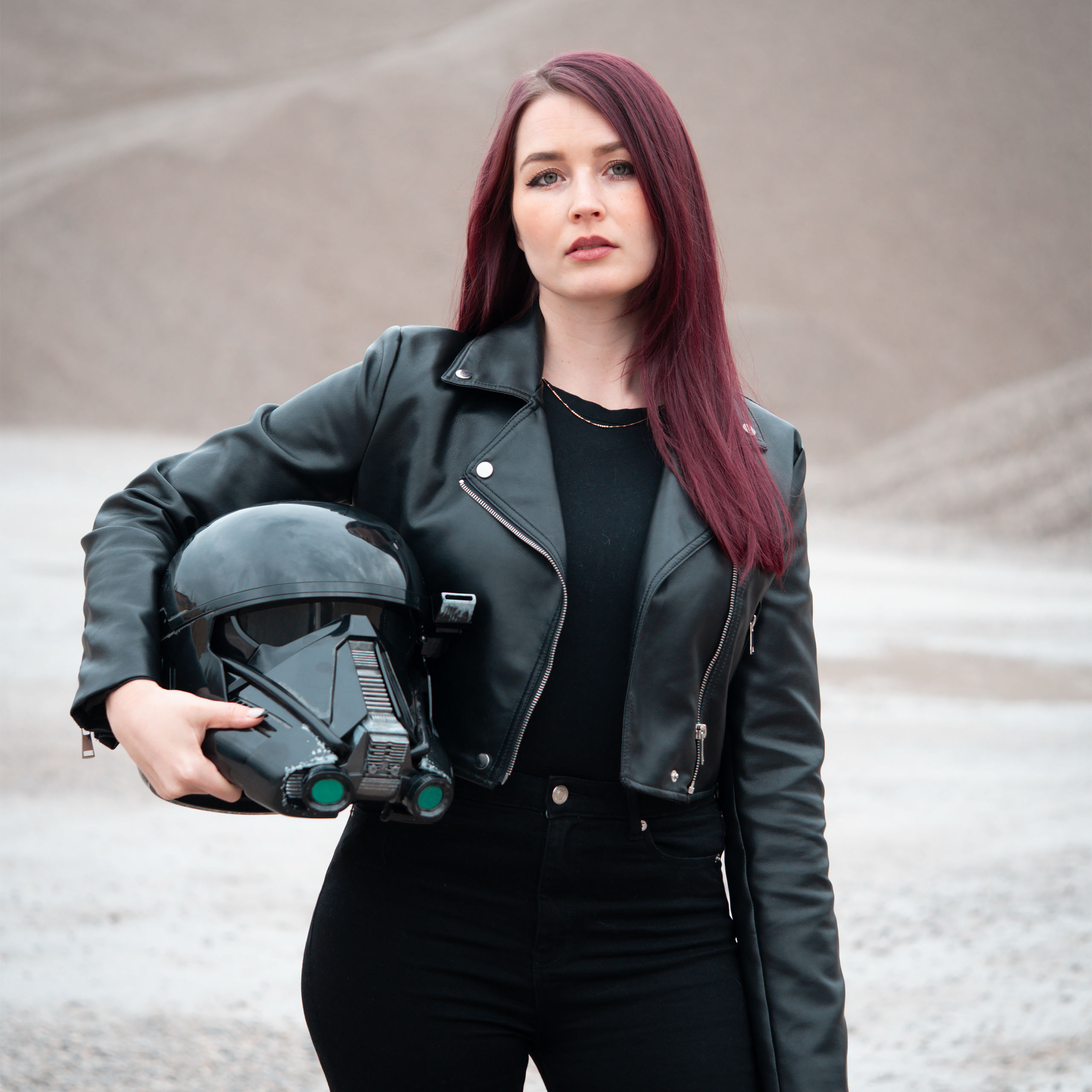 Star Wars - Imperial Death Trooper Black Series Helm Replica met Licht