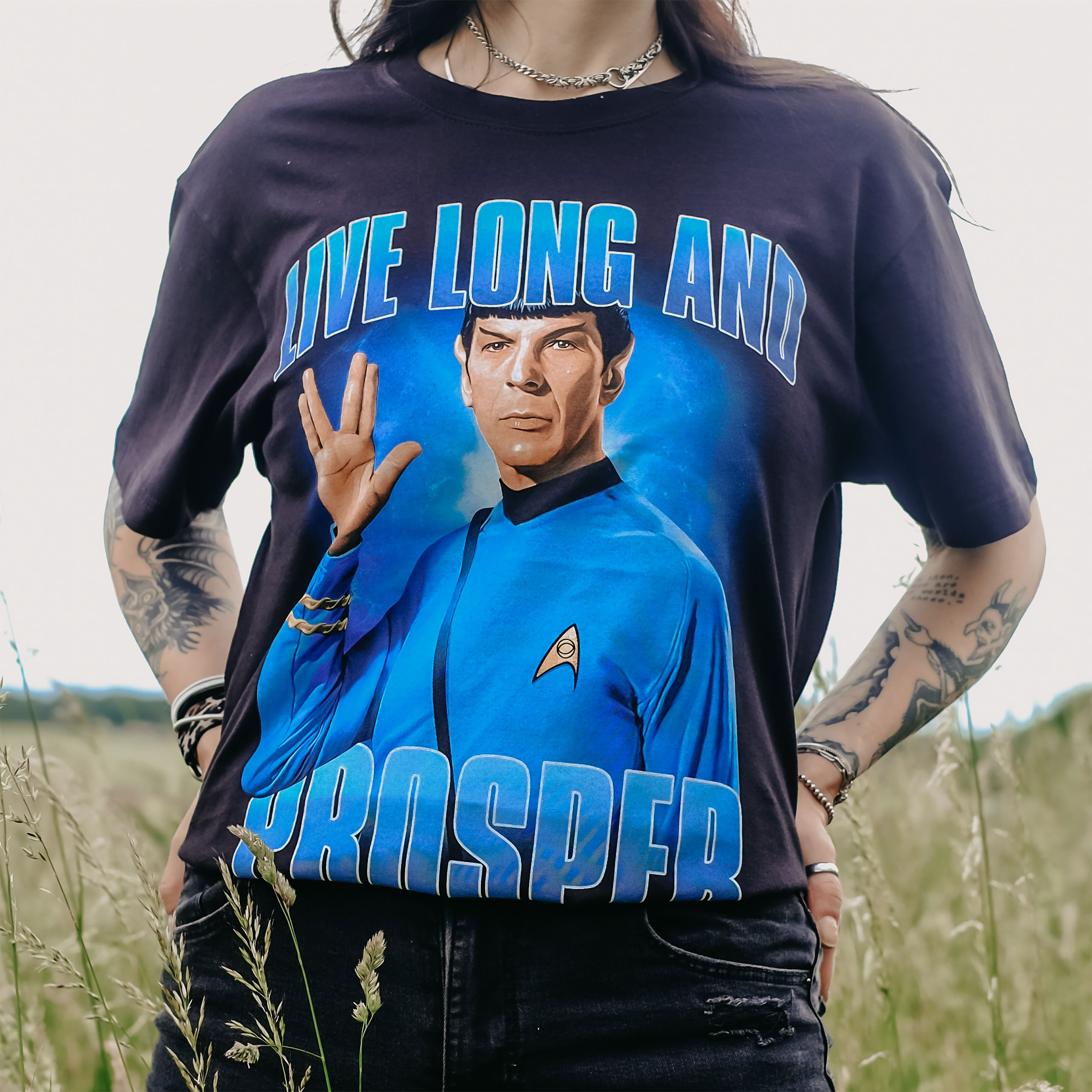 Camiseta Spock Live Long And Prosper - Star Trek