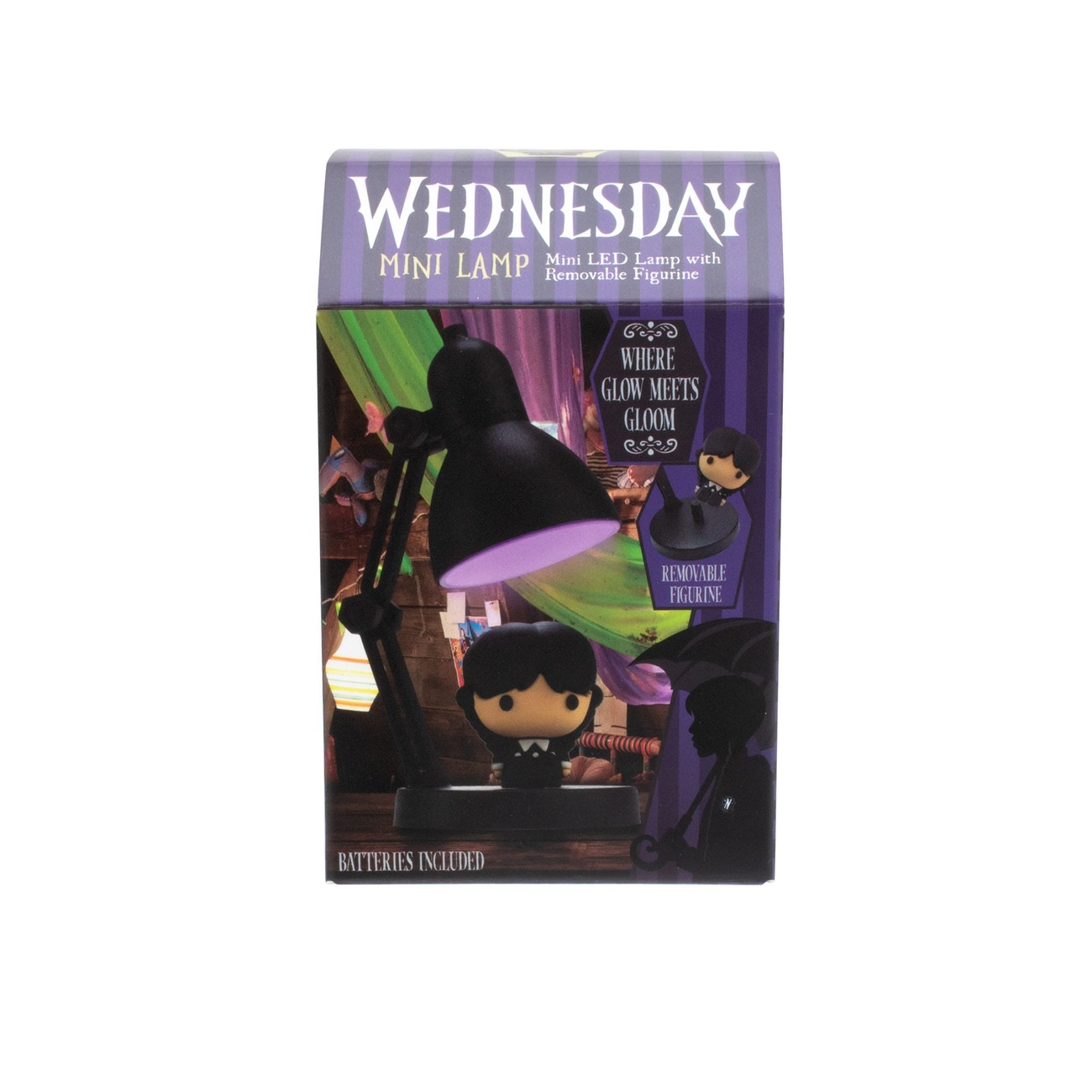 Wednesday Mini LED-Lampe mit Figur 10 cm
