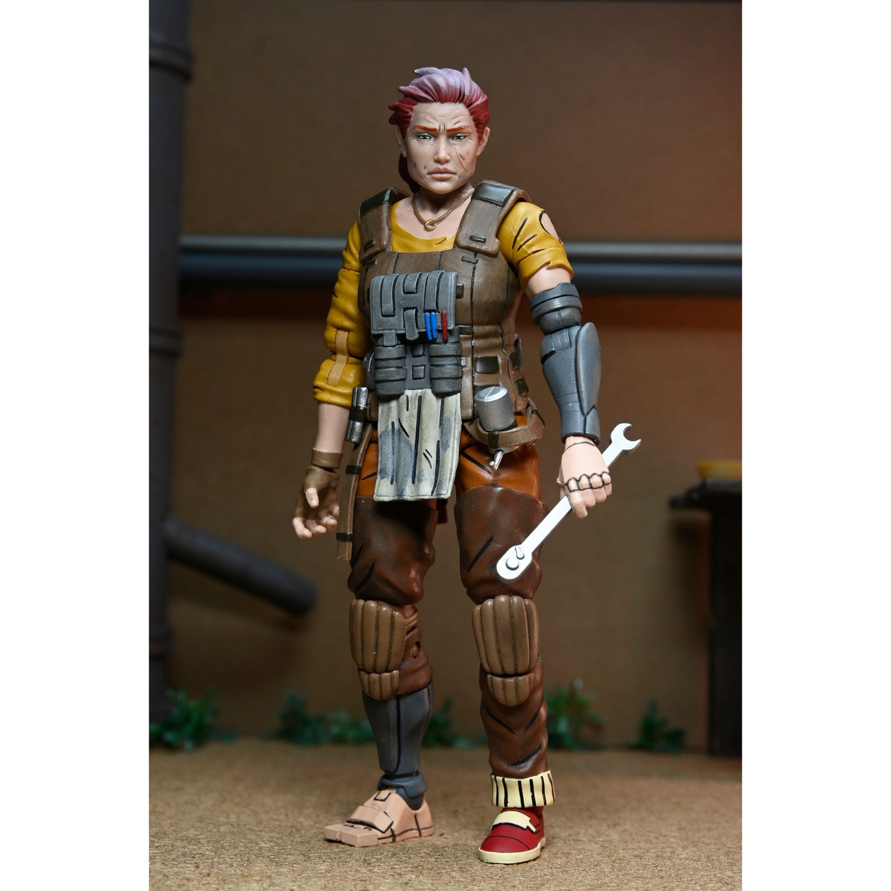 Teenage Mutant Ninja Turtles (The Last Ronin The Lost Years) action figure Grammy April with Baby Yi & Moja 18 cm