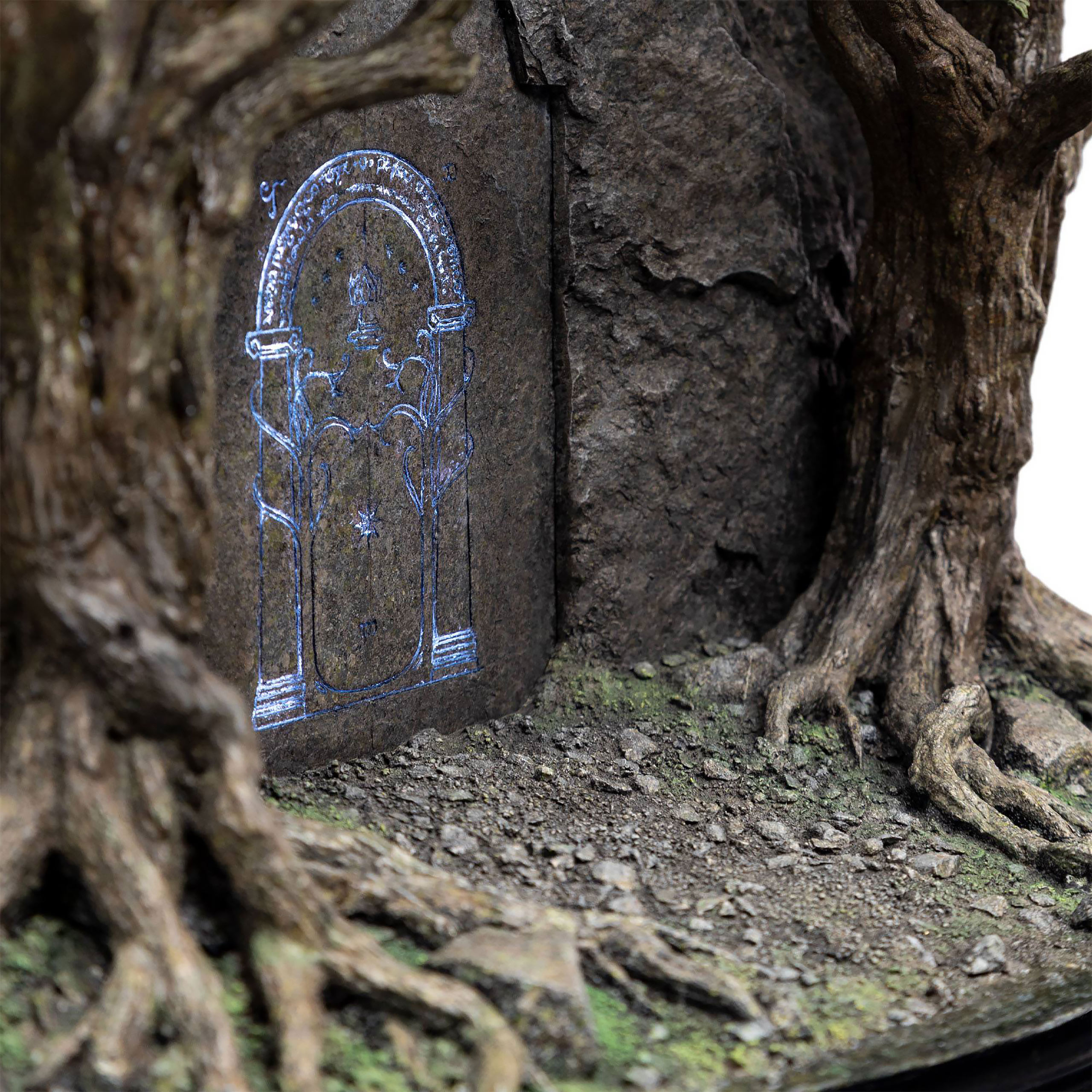 El Señor de los Anillos - Diorama de Las Puertas de Durin con función de luz