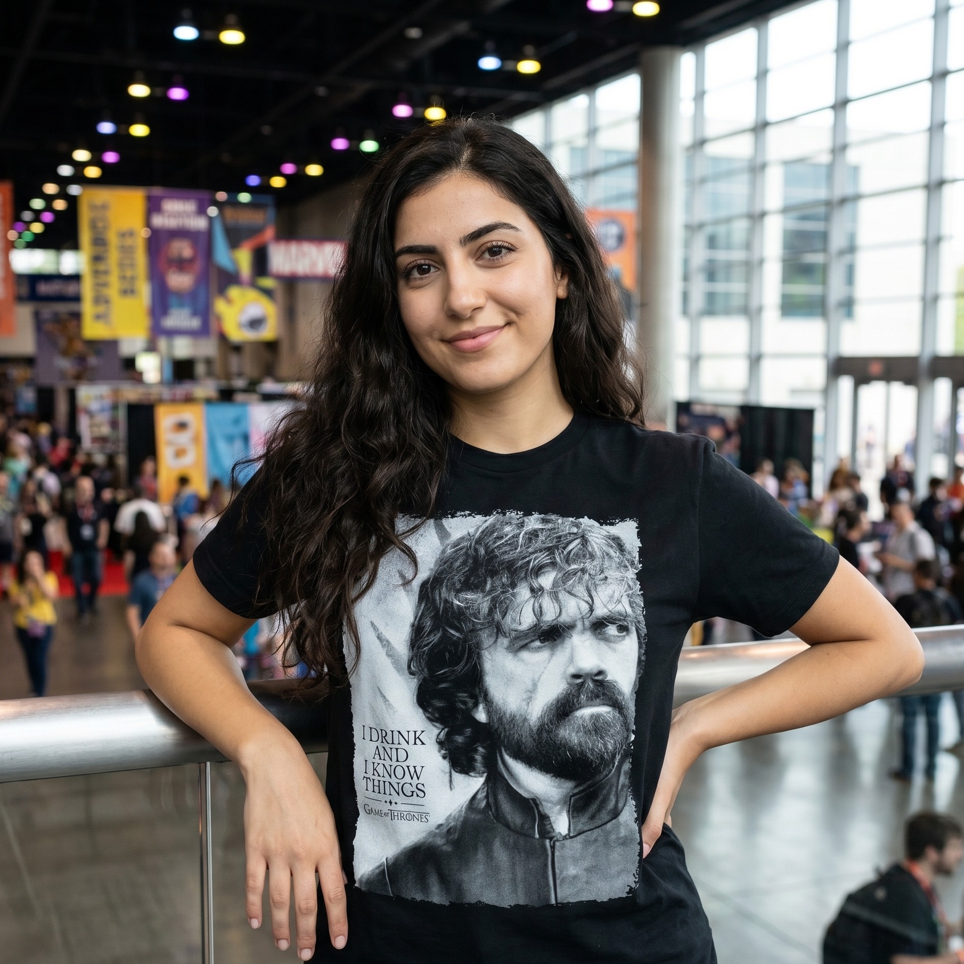 Game of Thrones - Tyrion Drink And Know Things T-Shirt black