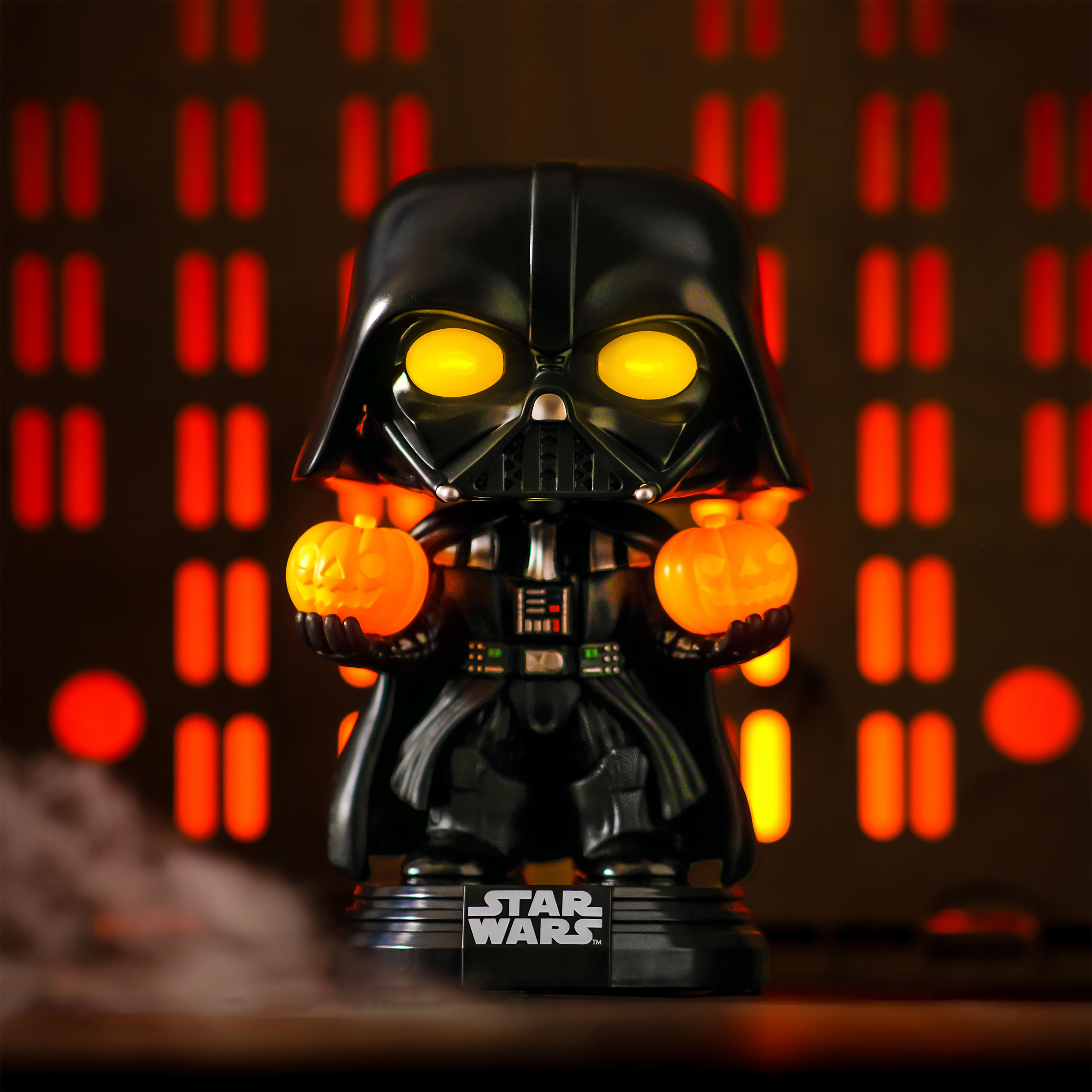 Star Wars - Figurine Funko Pop Darth Vader à tête branlante avec lumière