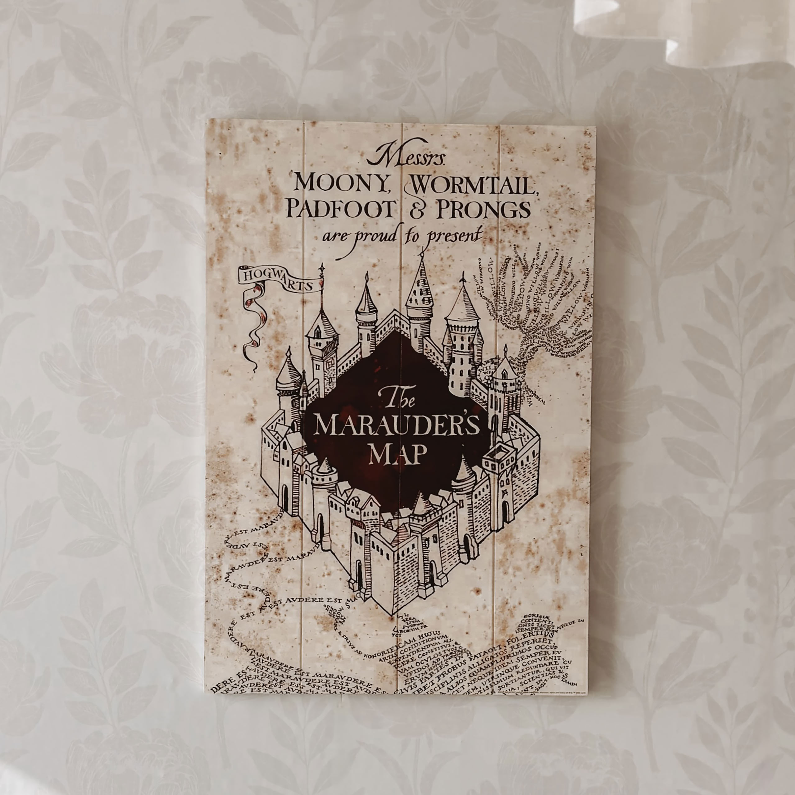 Harry Potter - Marauder's Map Wanddecoratie Hout