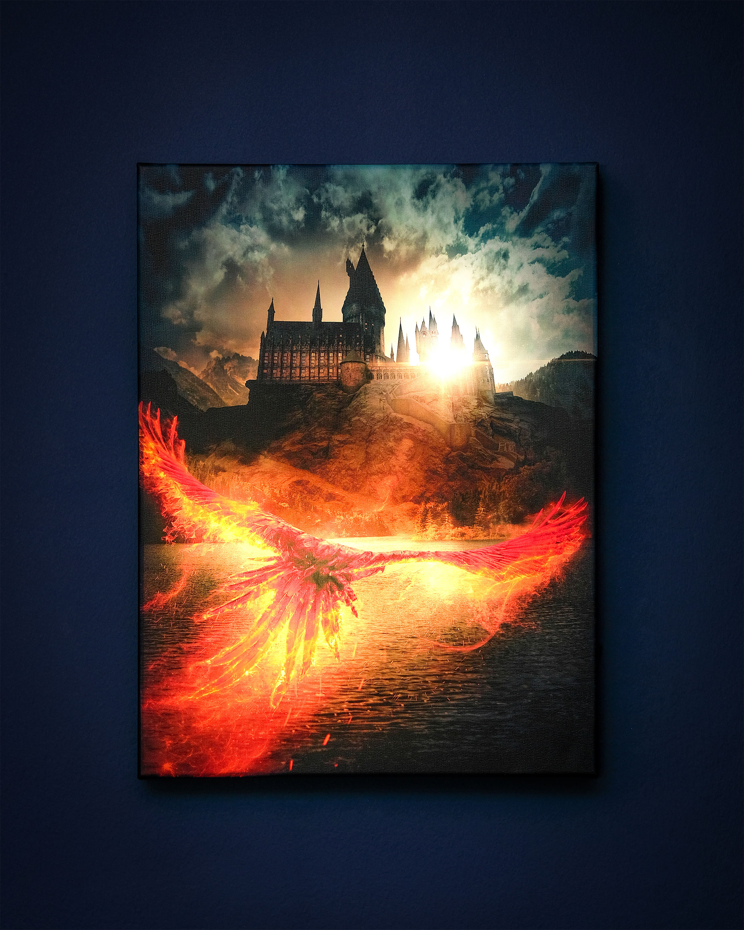 Dumbledores Geheimnisse Wandbild mit Licht - Harry Potter