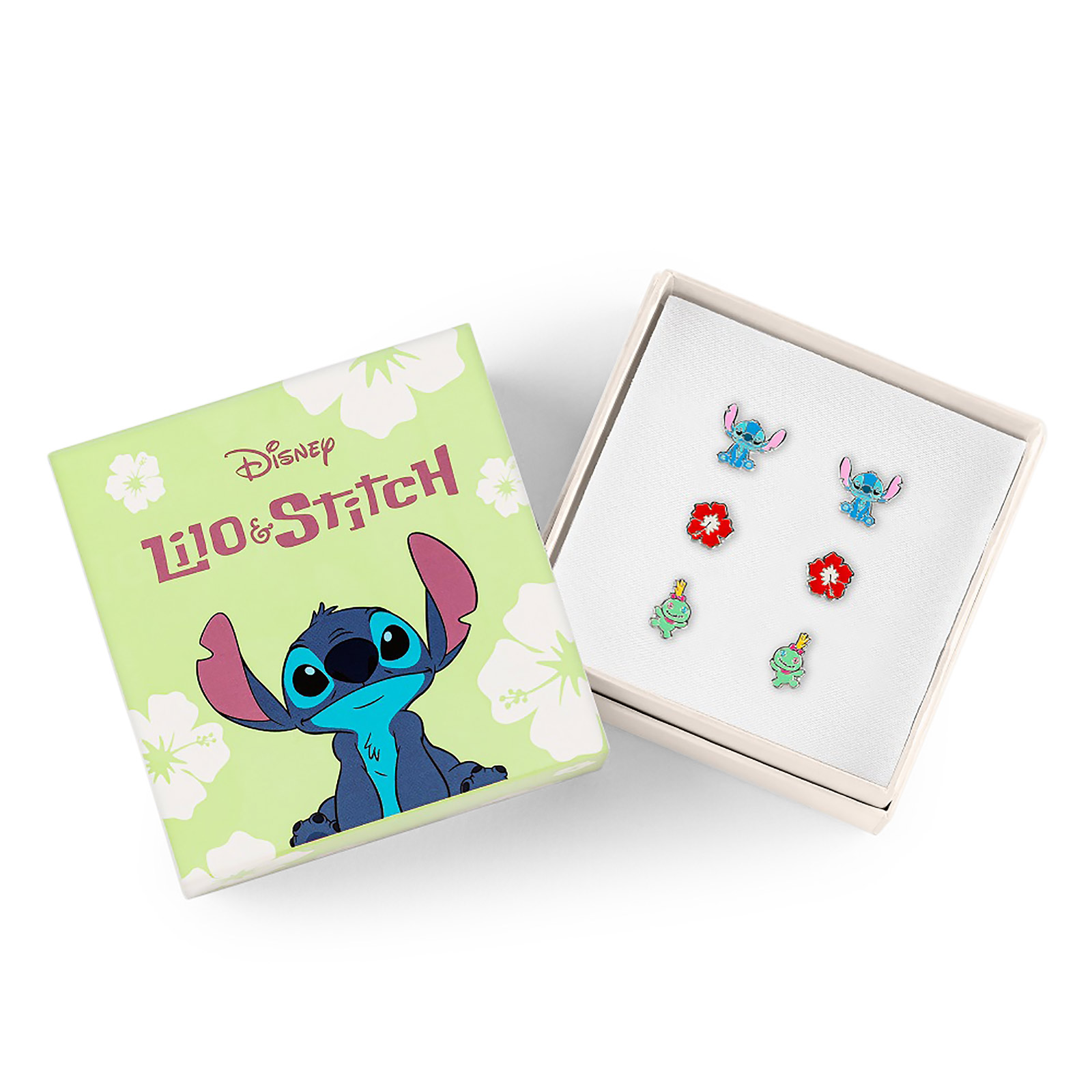 Lilo & Stitch - Ohrstecker 3er Set in Geschenkbox