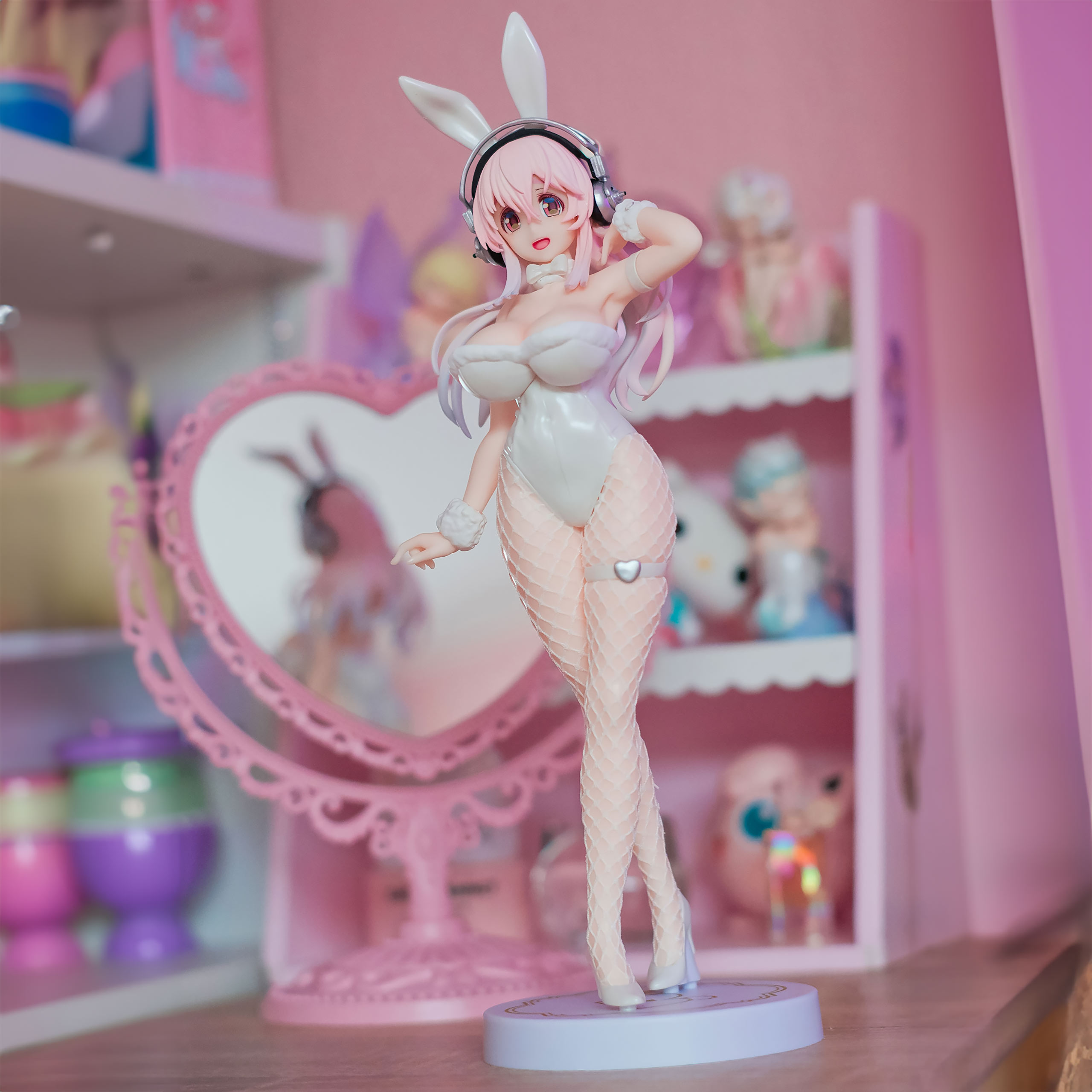 Super Sonico - BiCute Bunnies Figure Pearl White Version