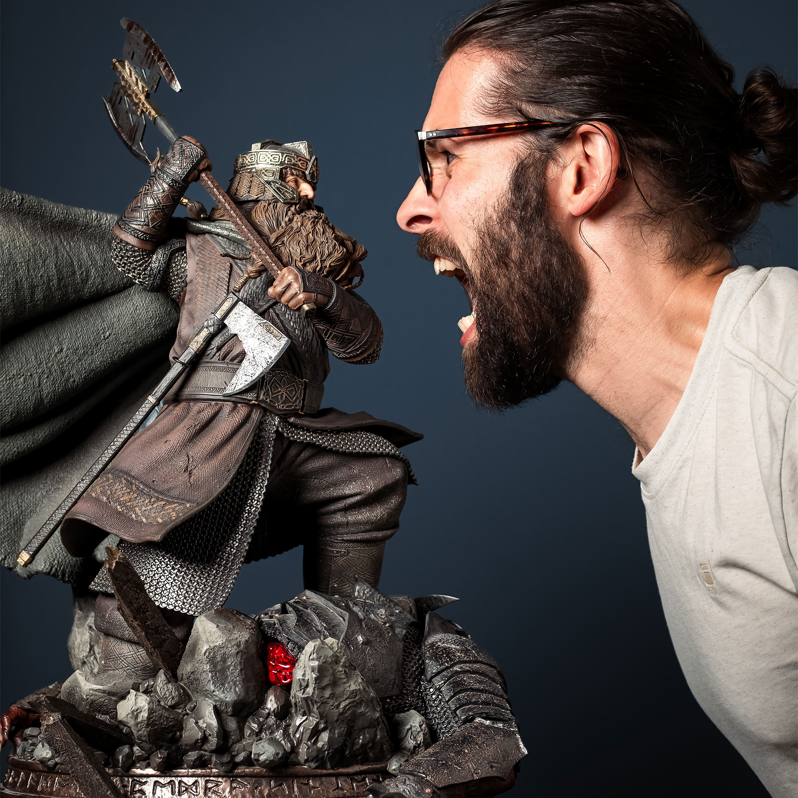 Il Signore degli Anelli - Gimli Statua da Collezione Premium Versione Bonus