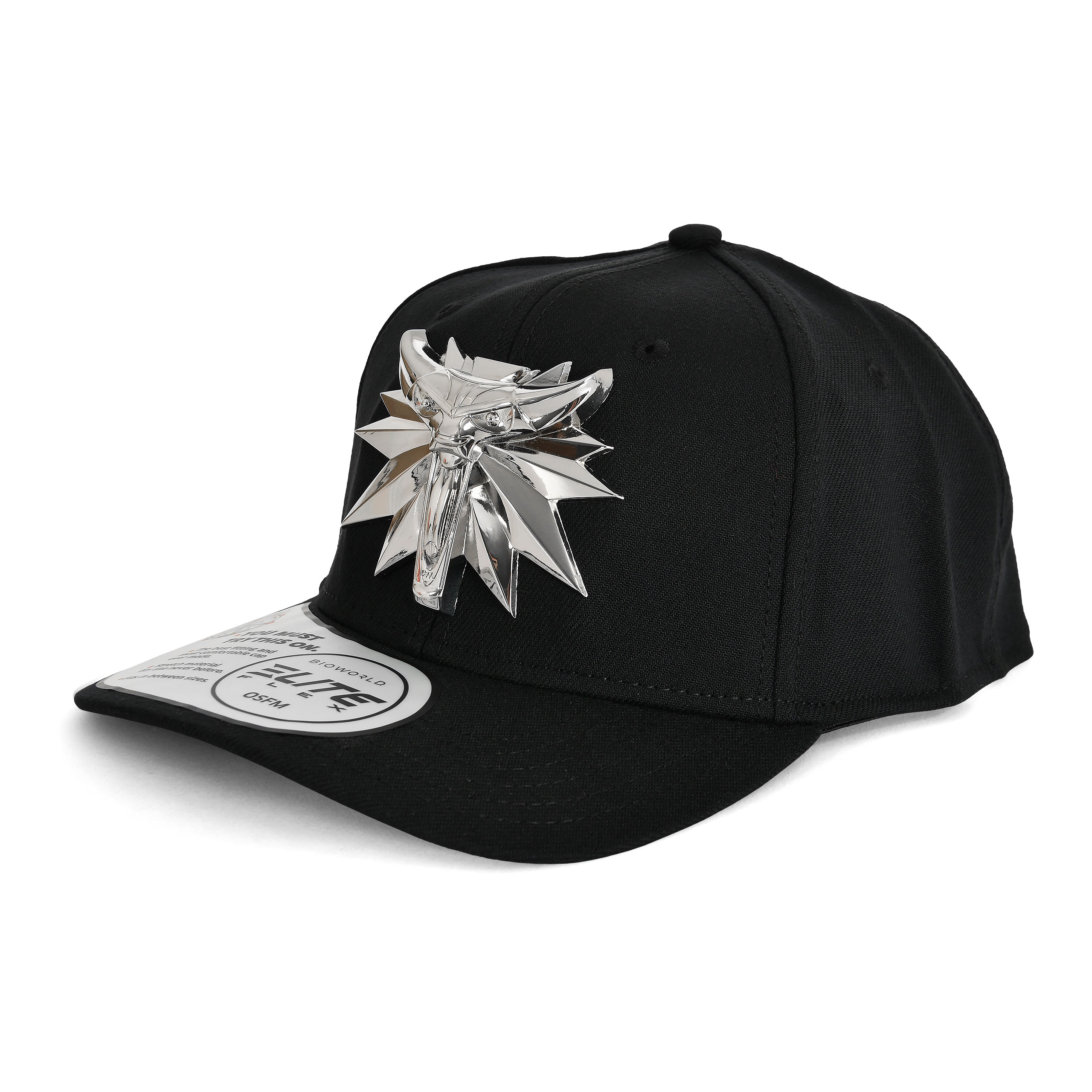 Witcher - Gorra de béisbol con medallón de lobo negro