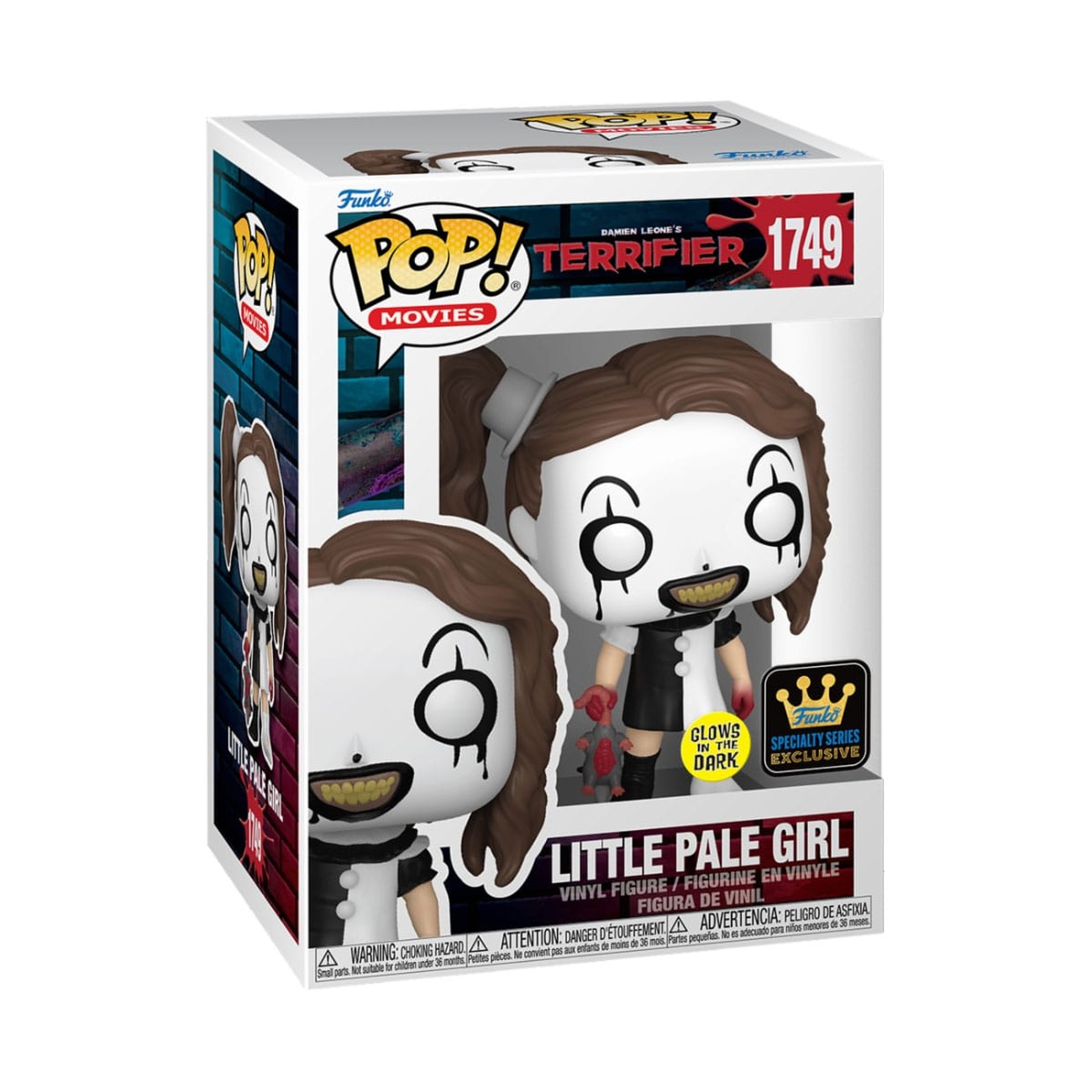 Terrifier POP! Movies figura de vinilo Little Pale Girl (GW) 9 cm