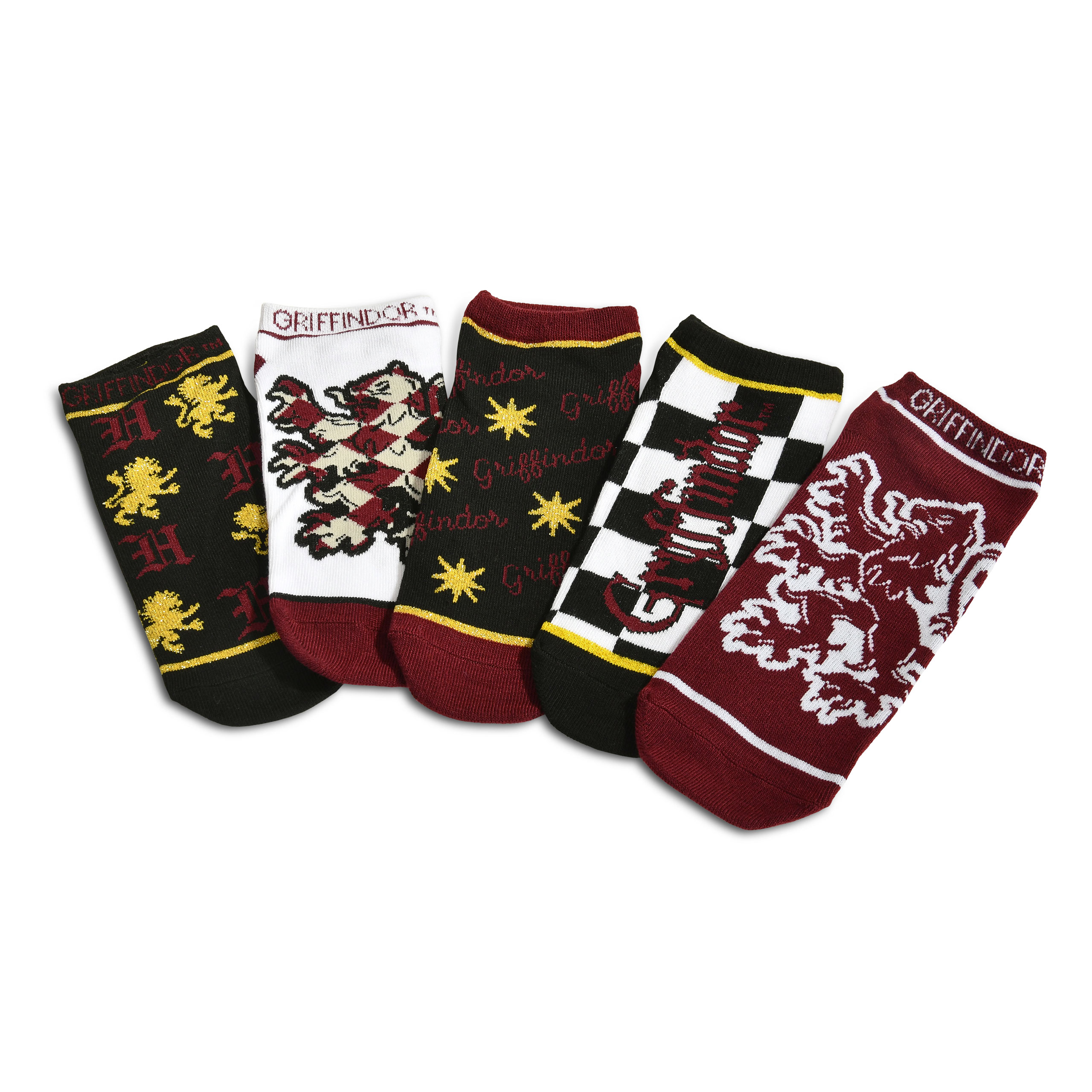 Harry Potter - Set de 5 calcetines Gryffindor