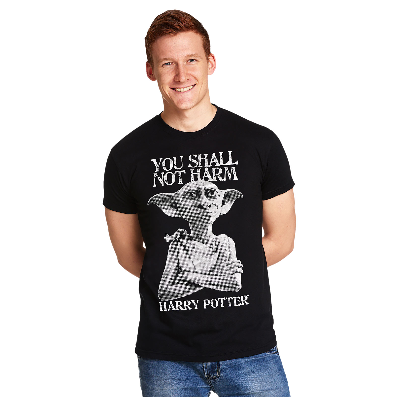 Harry Potter - Dobby Gij zult niet schaden T-Shirt zwart