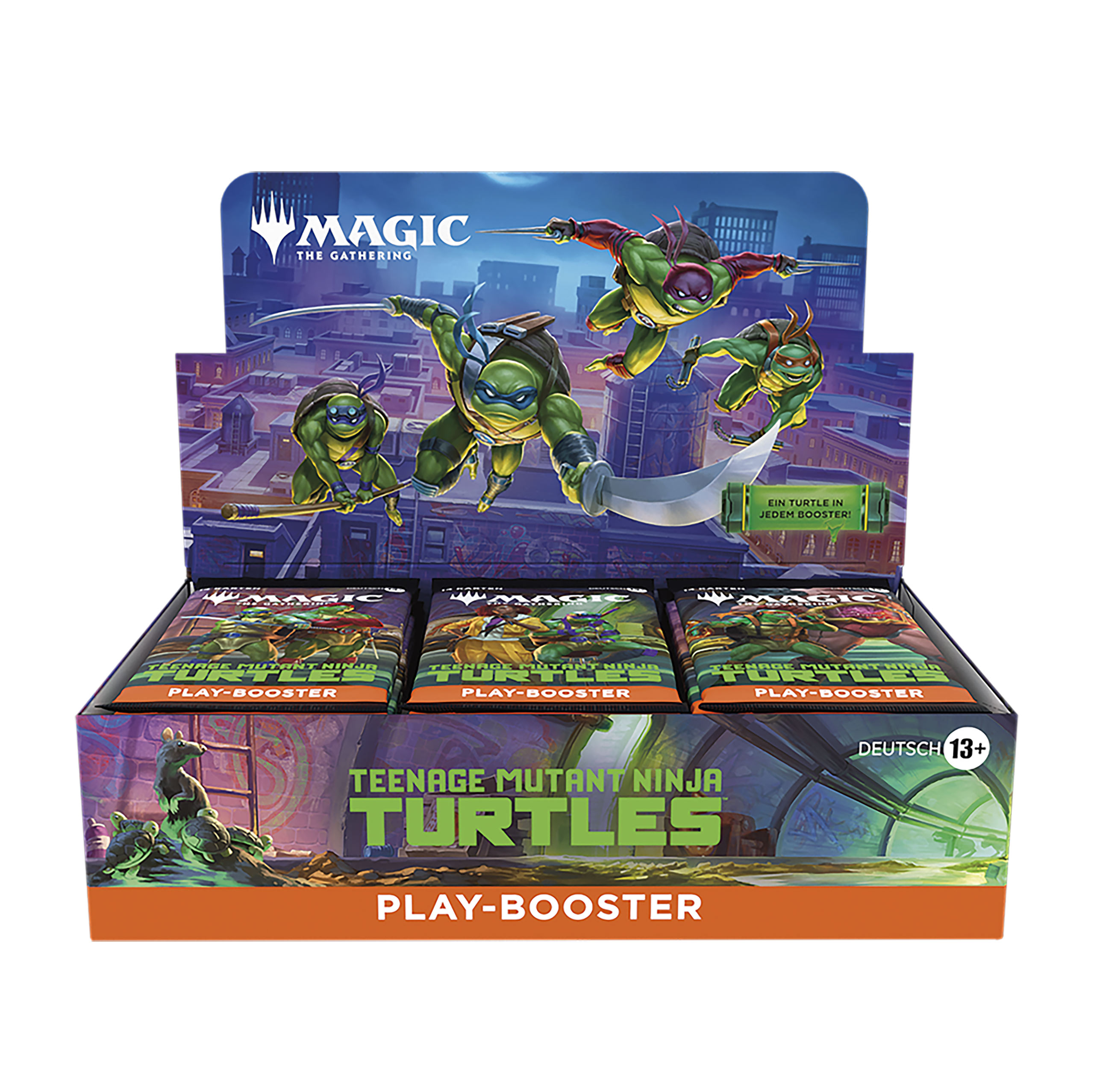 Teenage Mutant Ninja Turtles Play Booster wersja niemiecka – Magic: The Gathering Display E1091583