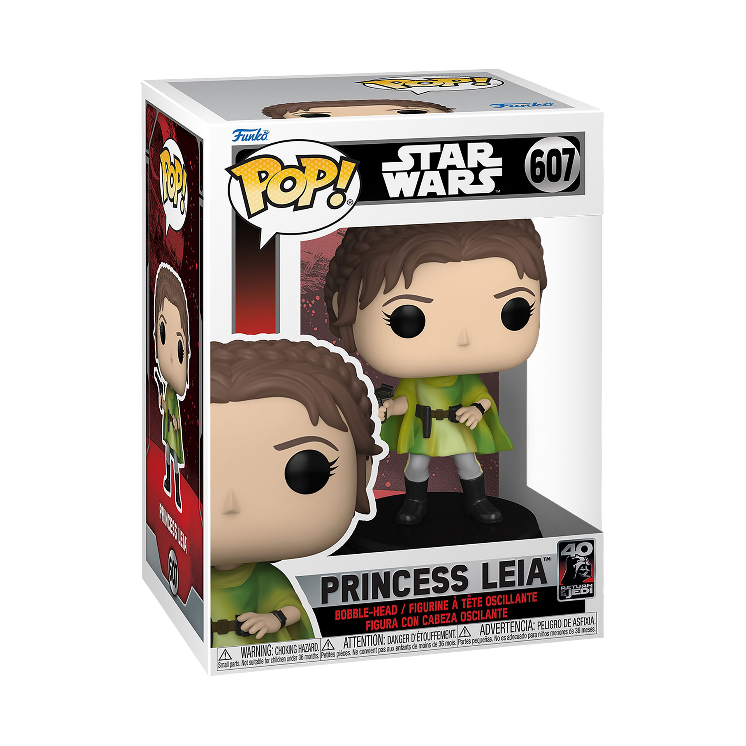 Star Wars - Prinzessin Leia 40th Anniversary Funko Pop Wackelkopf-Figur