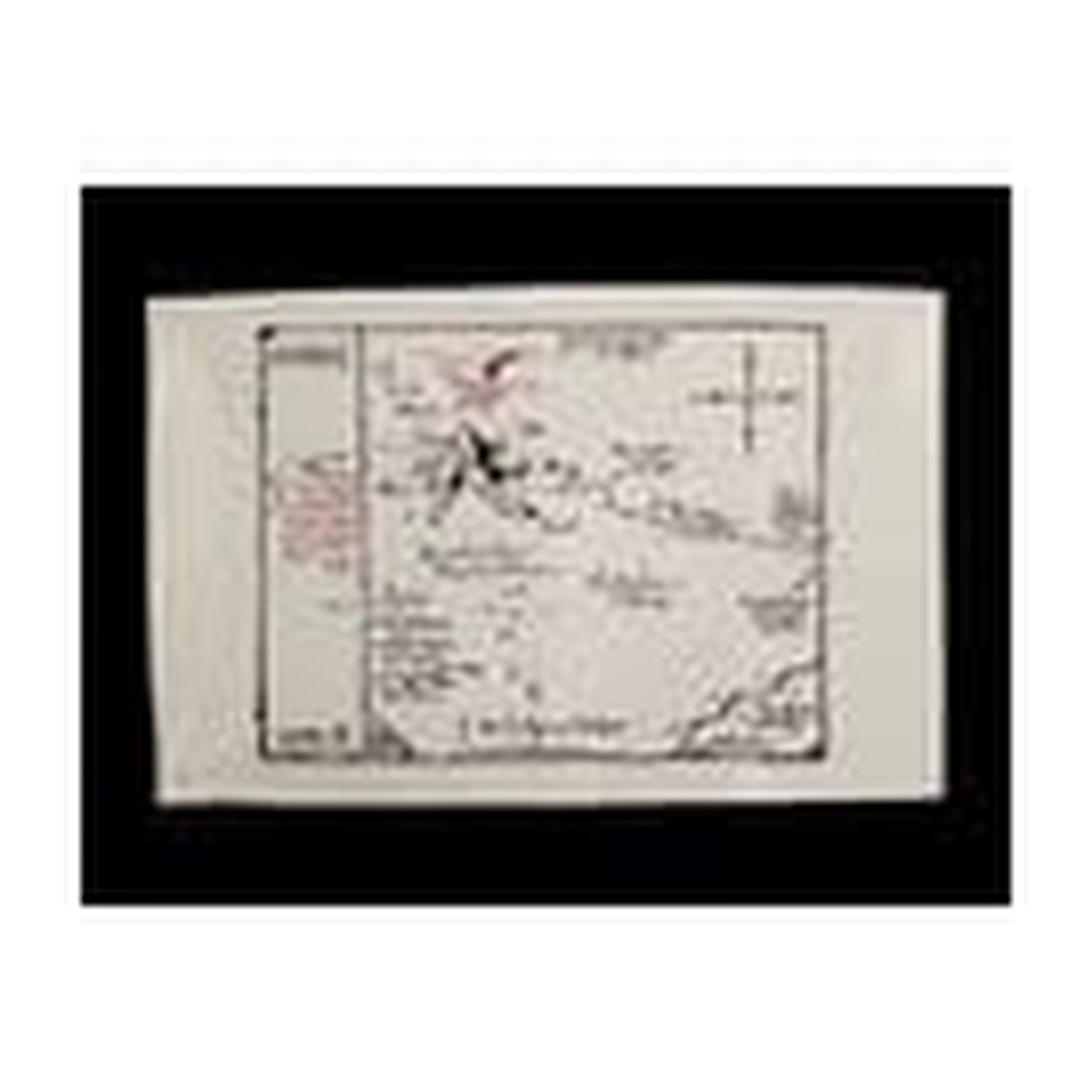 The Hobbit Theedoek Thorin's Map 72 cm