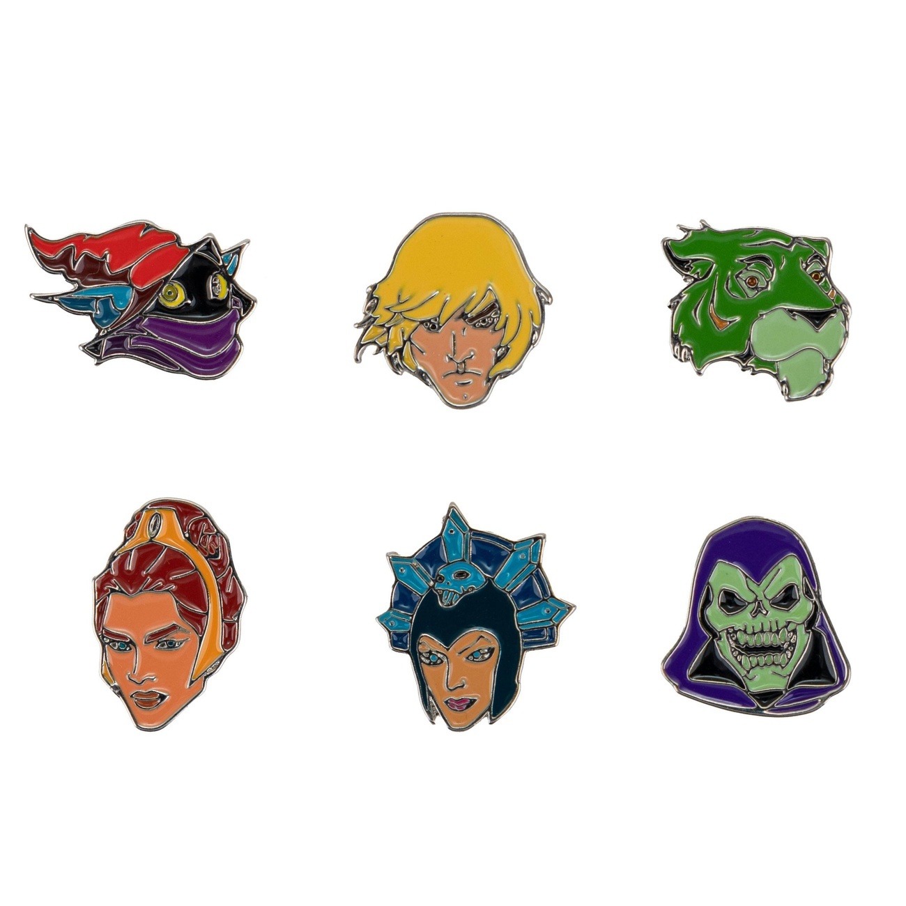 Masters of the Universe Pack de 6 chapas Characters