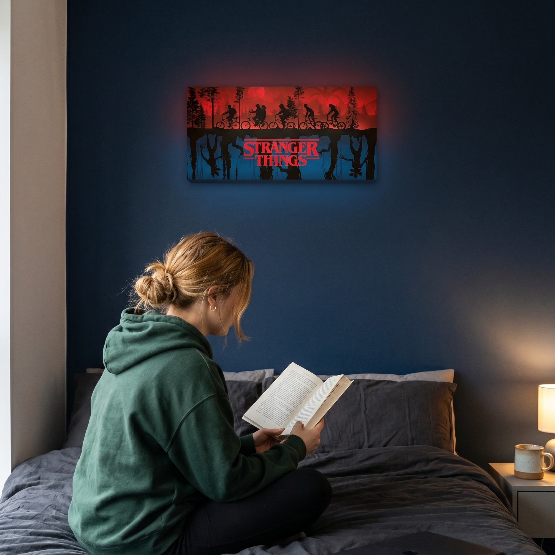 Stranger Things - Two Worlds Wandlamp