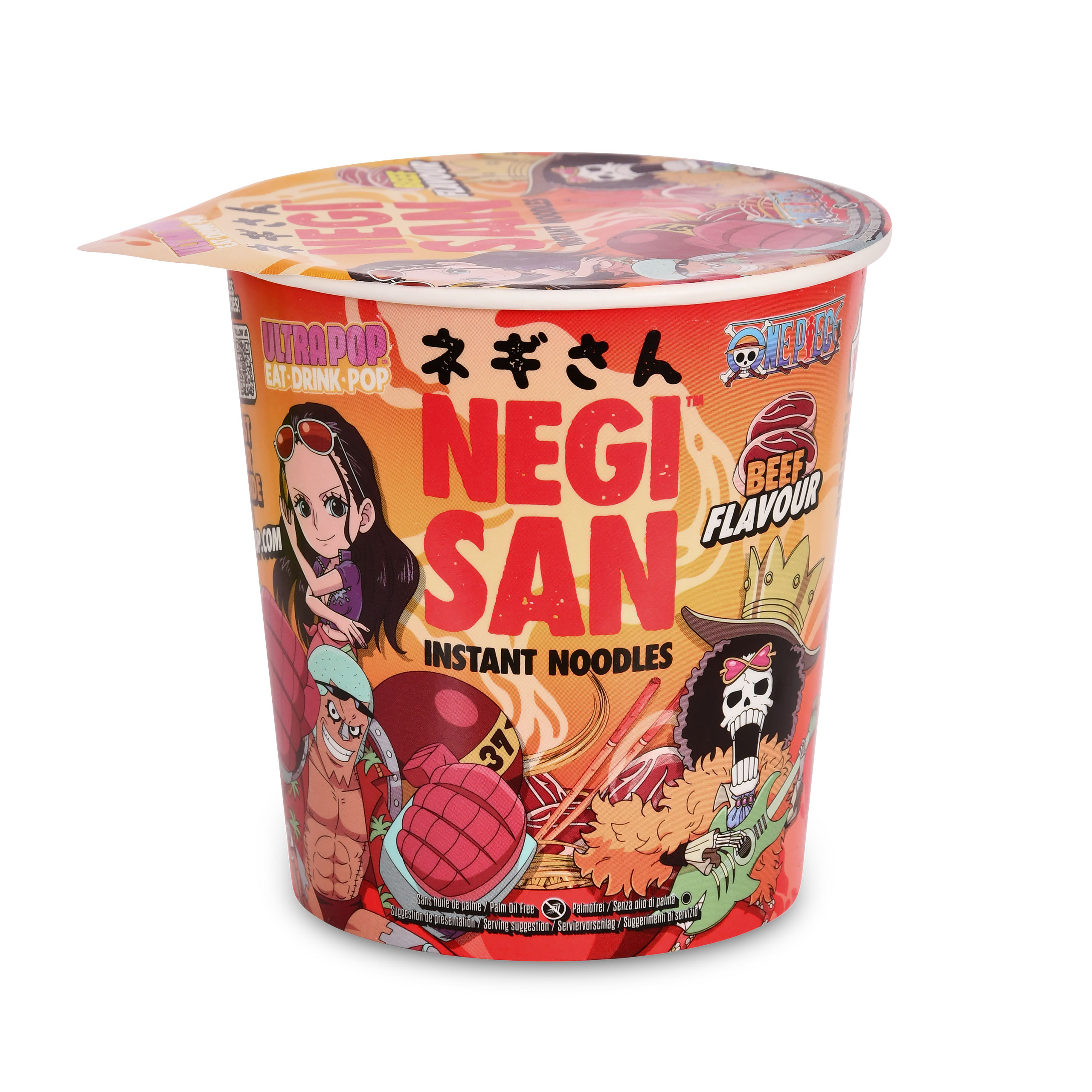 One Piece Ramen - Robin, Franky and Brook Beef Instant Noodles
