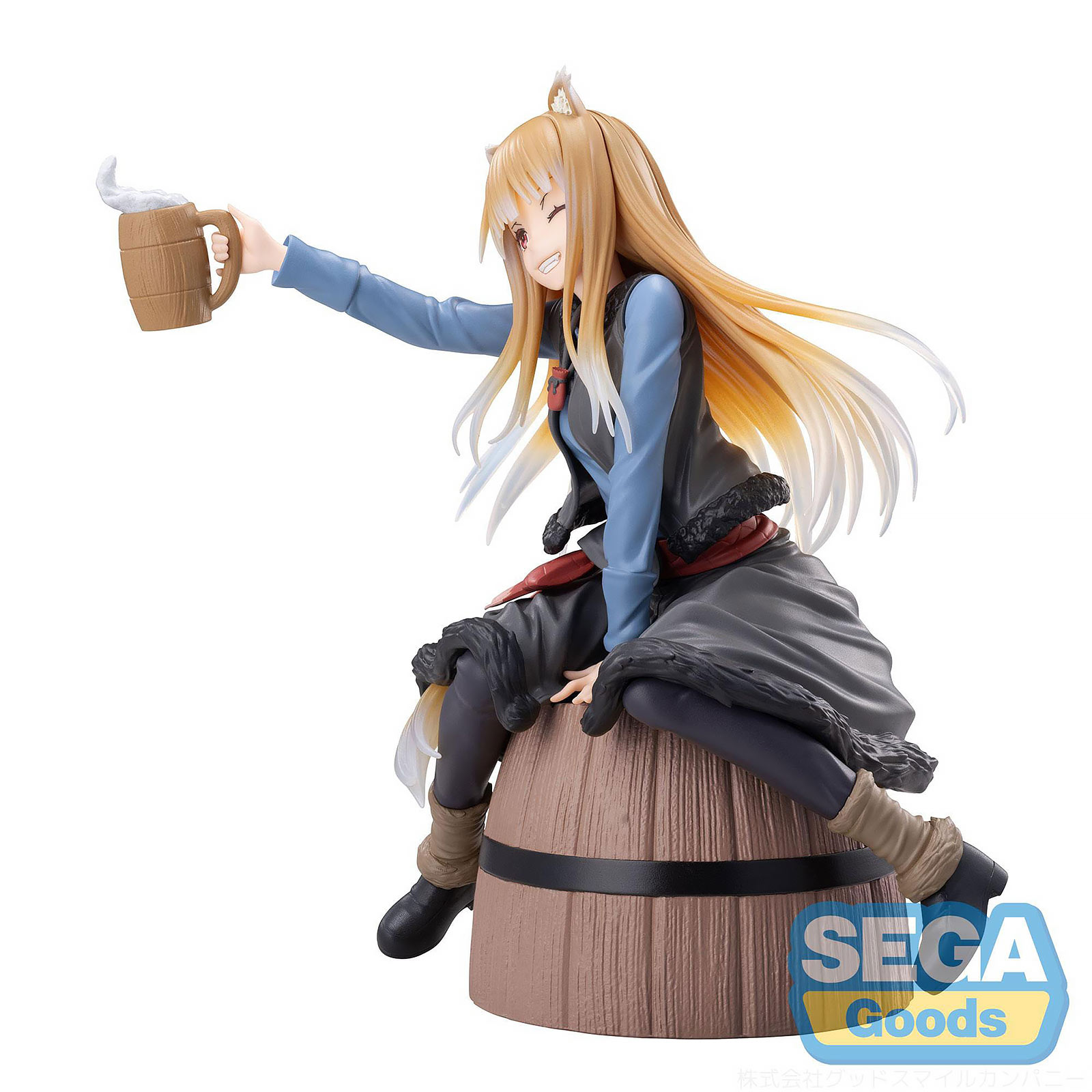 Spice and Wolf: Merchant meets the Wise Wolf - Holo Figur sitzend