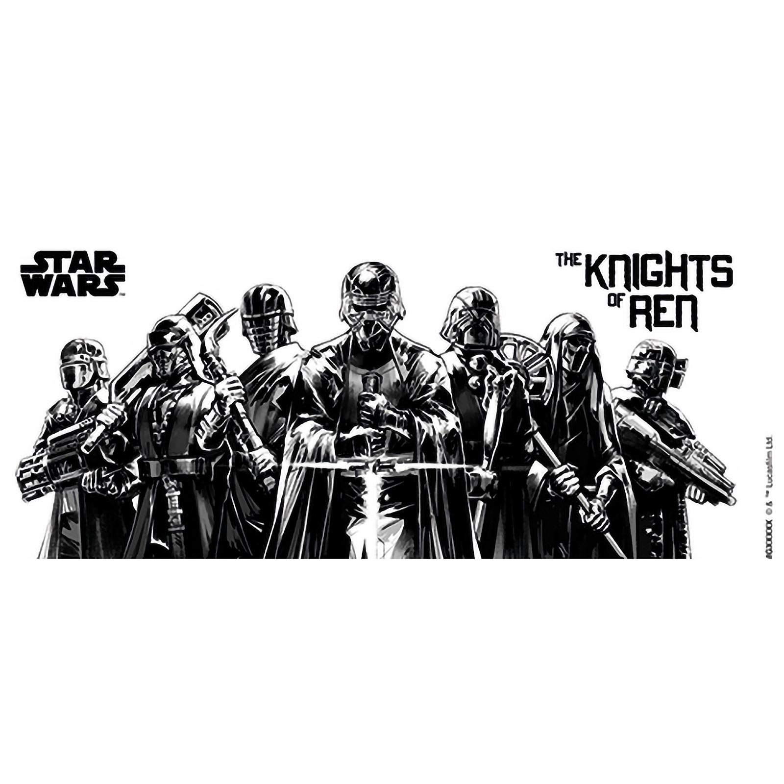Star Wars - Knights of Ren Tasse noir-blanc