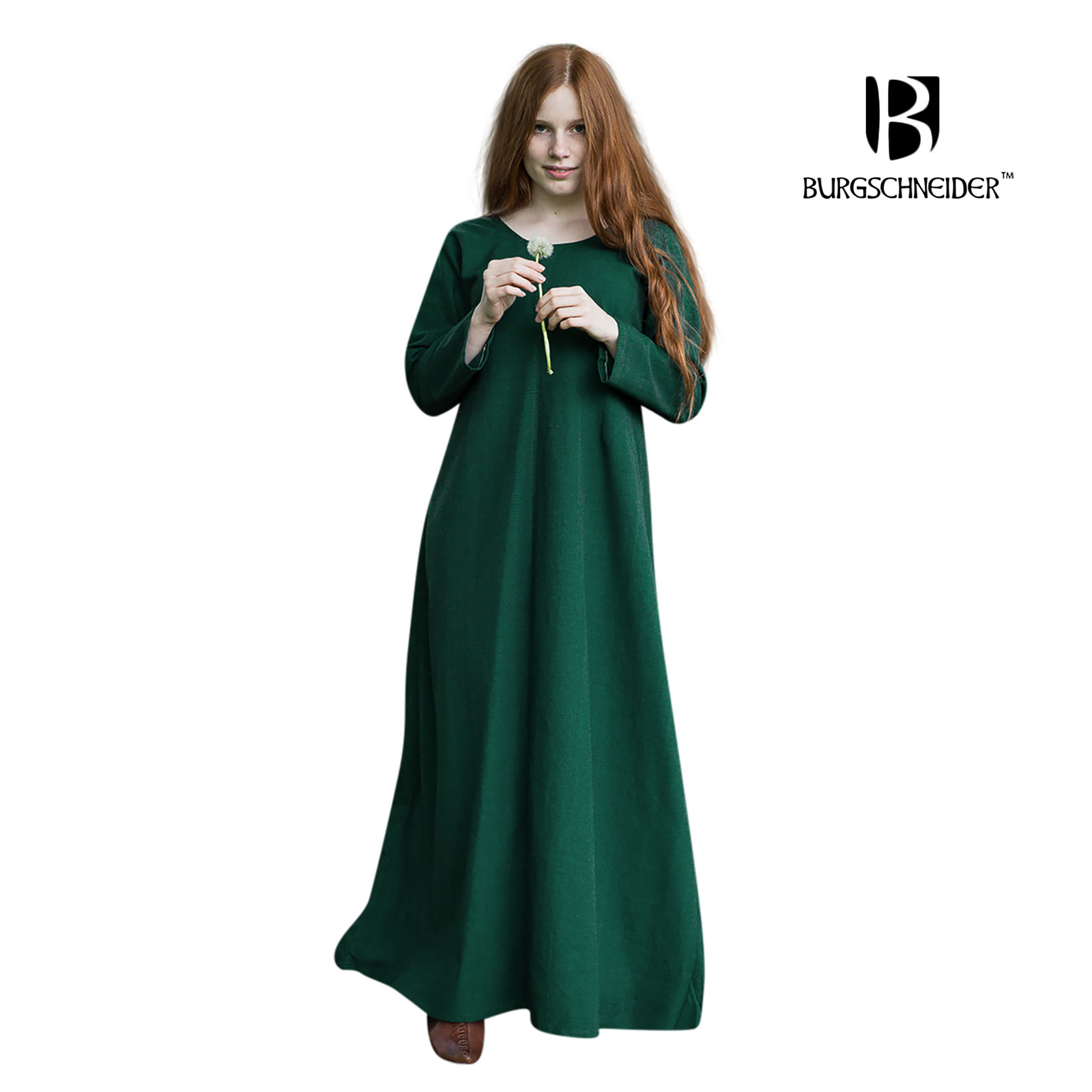 Mittelalter Unterkleid Freya grün