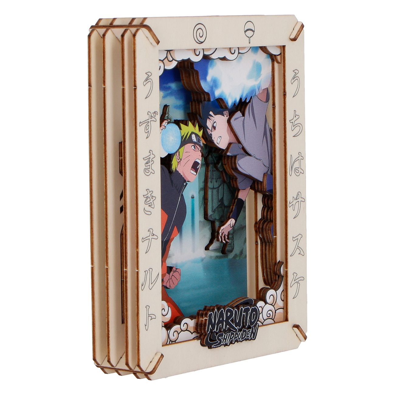 Naruto - The Final Valley Wooden Theatre 3D Bilderrahmen