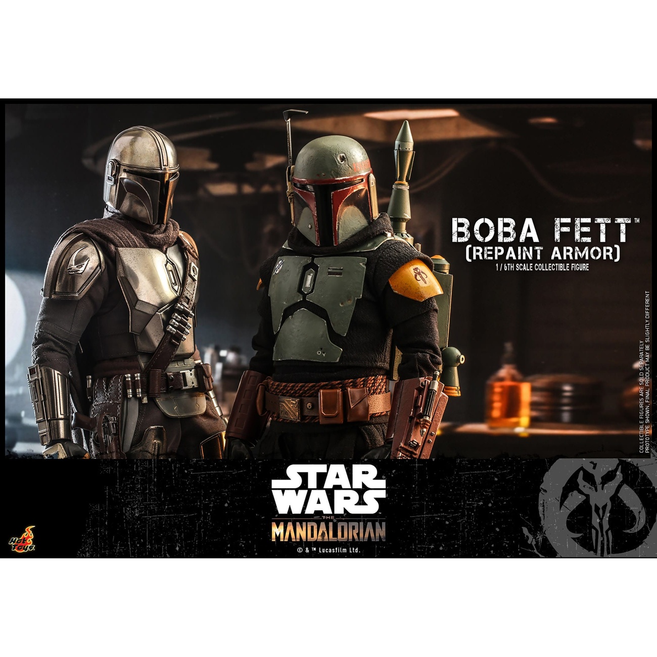 Star Wars: The Mandalorian – Boba Fett Action Figure 1:6 Repaint Armor Special Edition
