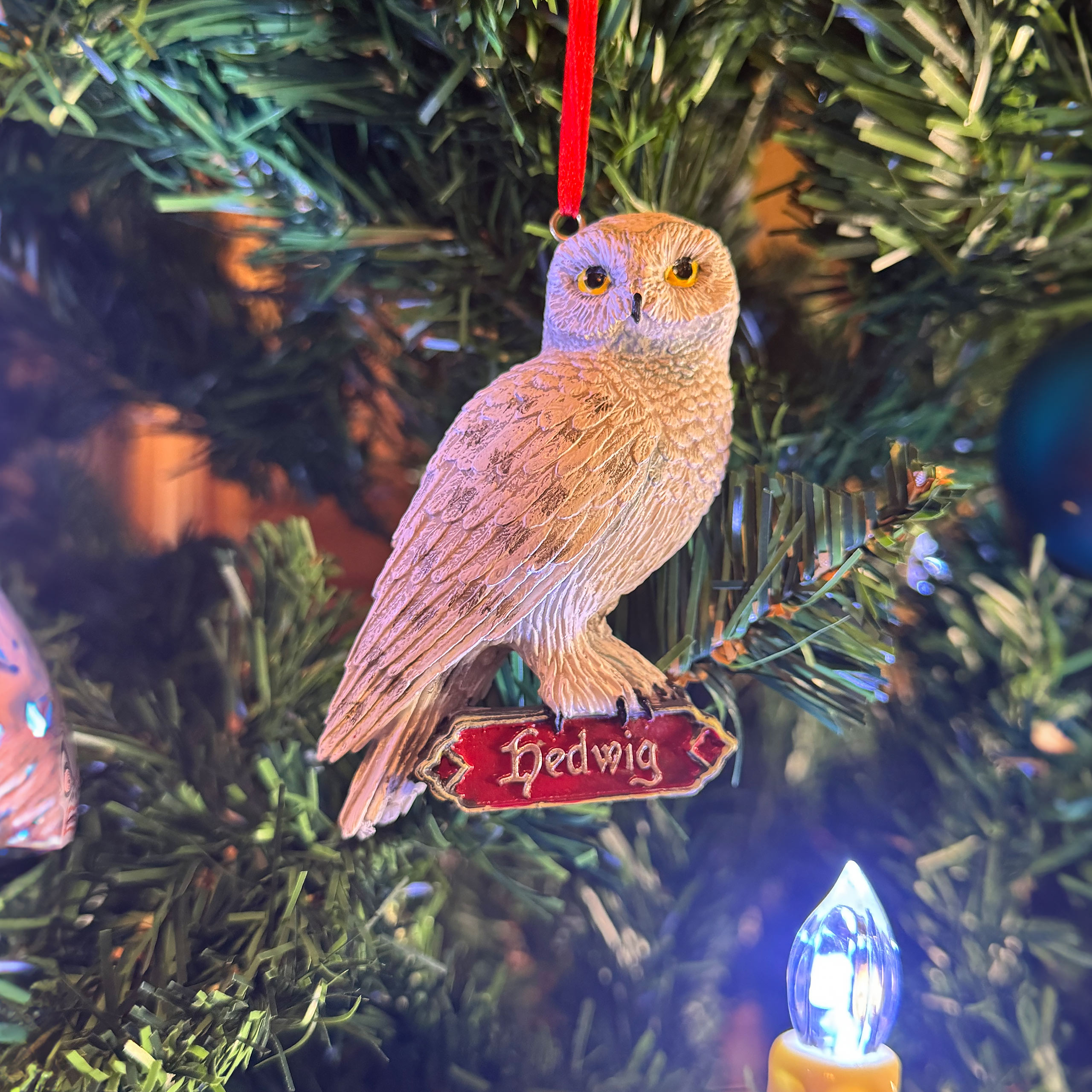 Harry Potter - Adorno de Navidad Hedwig