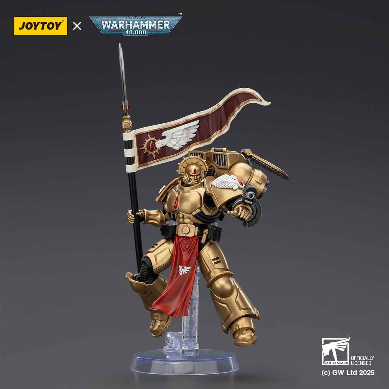 Warhammer 40,000 : Combat Patrol Blood Angels Figurine articulée Sanguinary Guard 3 avec Angelus Boltgun et Encarmine Spear 20 cm