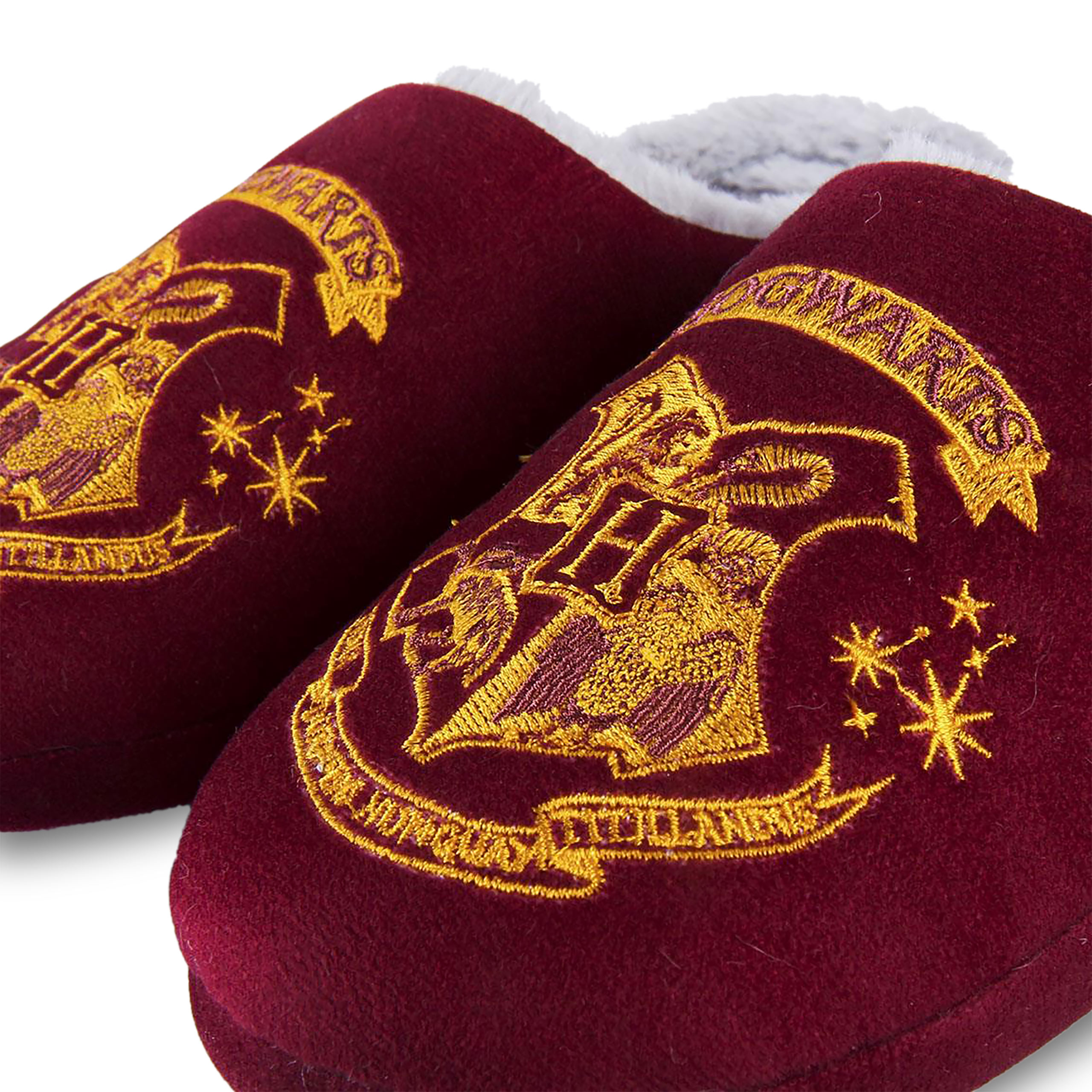 Harry Potter - Hogwarts Crest Plush Slippers red