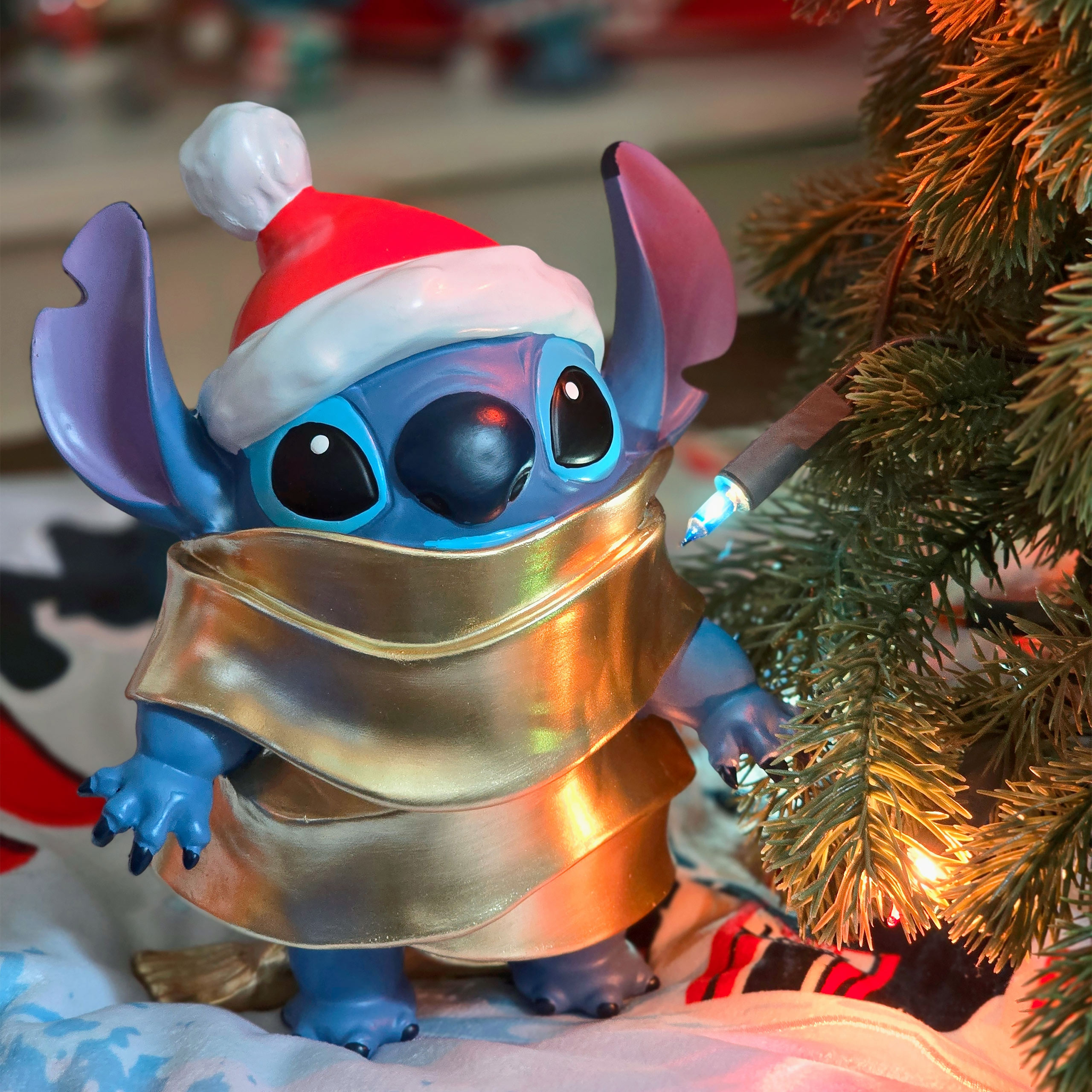 Figura Stitch Papá Noel - Lilo & Stitch