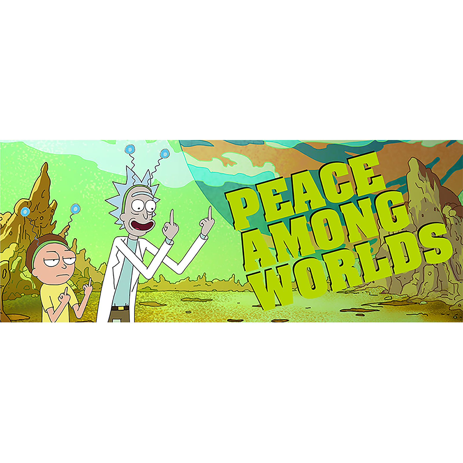 Rick et Morty - Tasse Peace