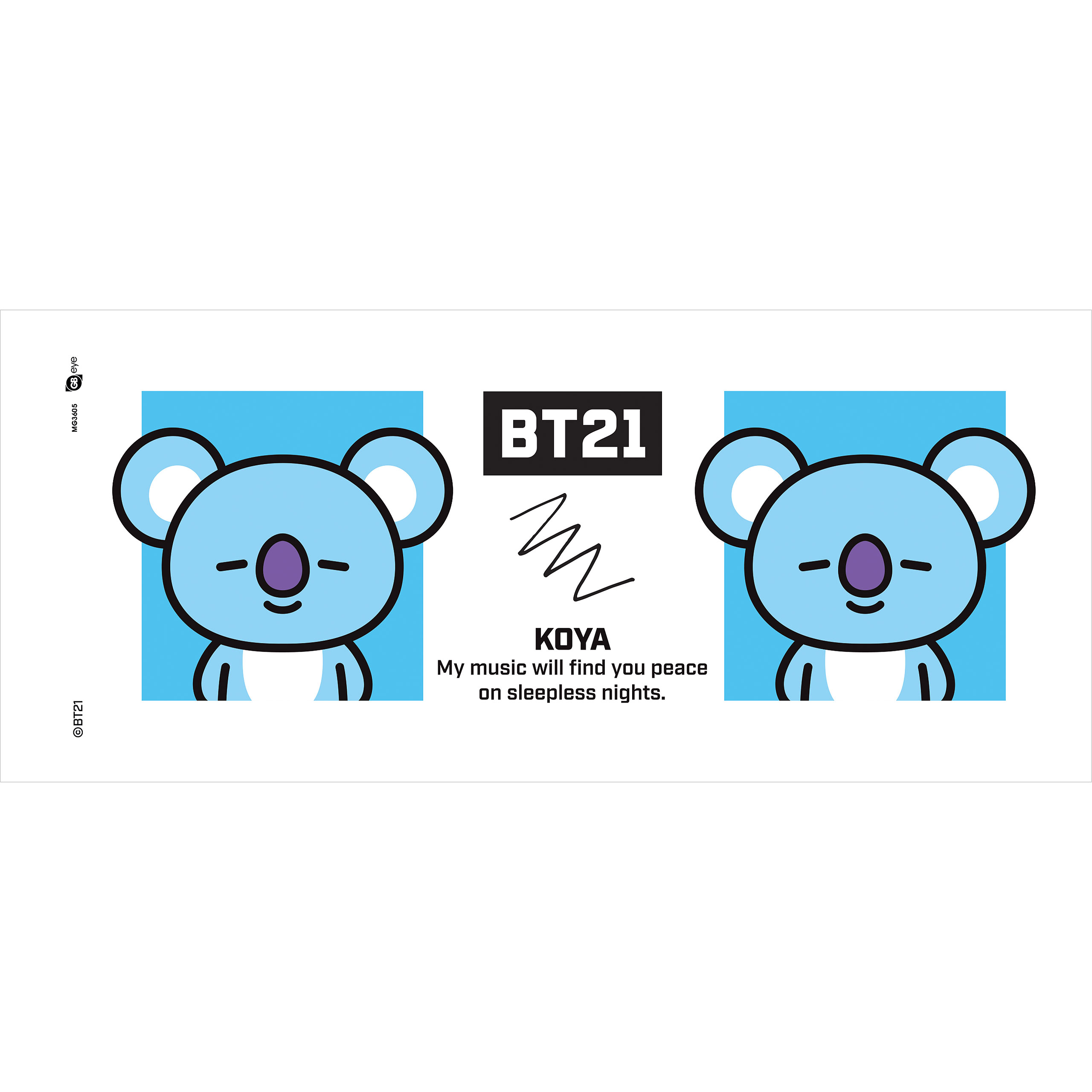 Tazza BT21 Koya - Line Friends