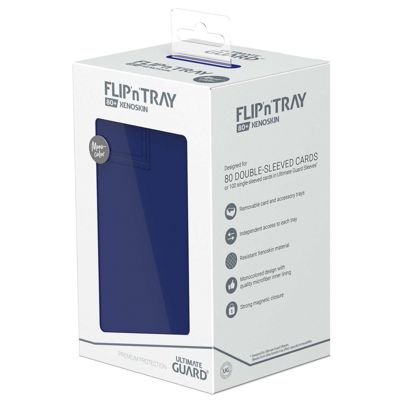 Ultimate Guard Flip'n'Tray 80+ Xenoskin - Blue