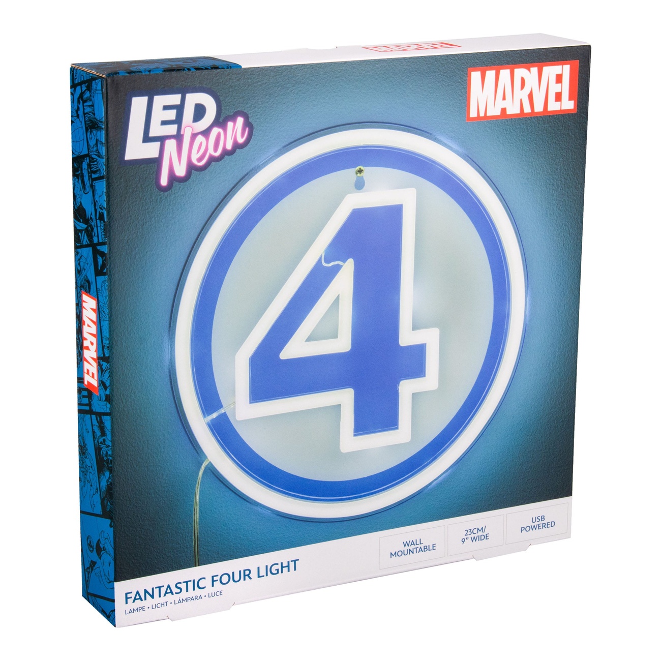 Fantastic Four Lampada da Parete LED Logo Neon