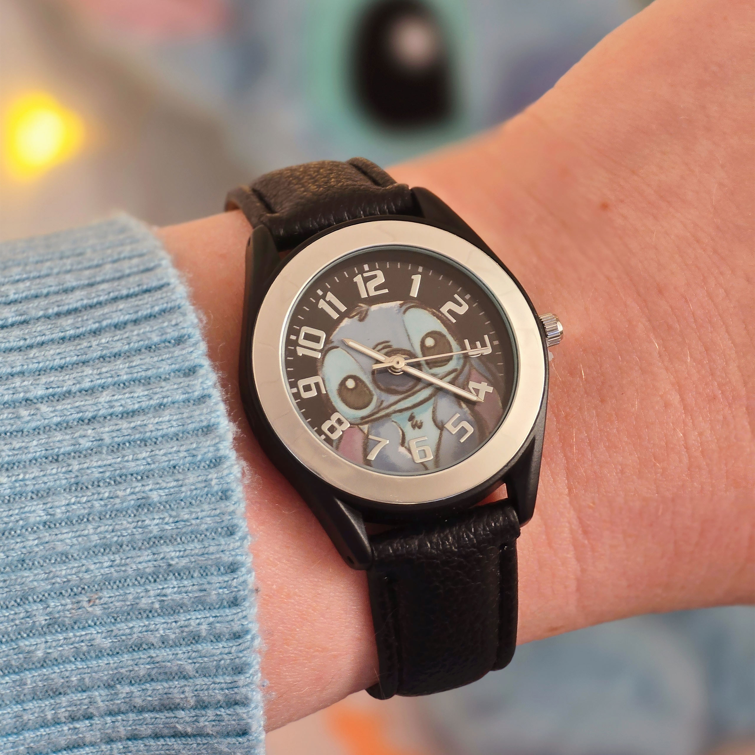 Stitch Horloge - Lilo & Stitch Zwart