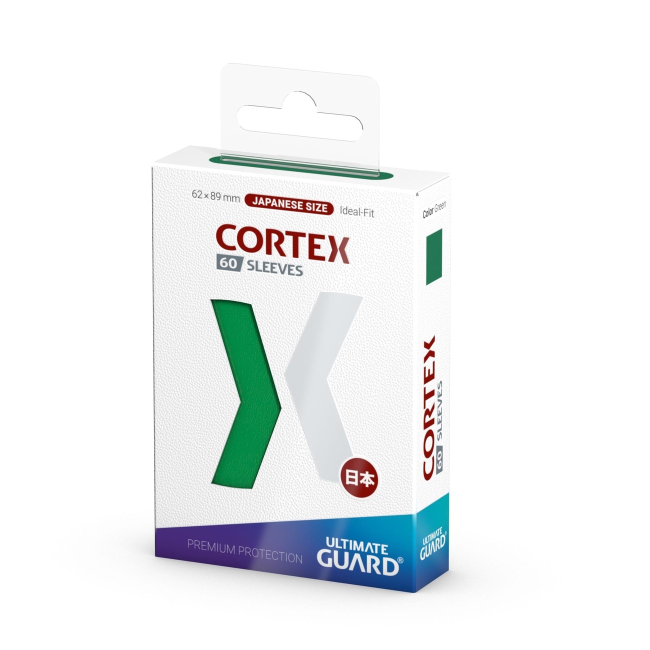 Ultimate Guard Cortex Sleeves japansk storlek (60) - Grön