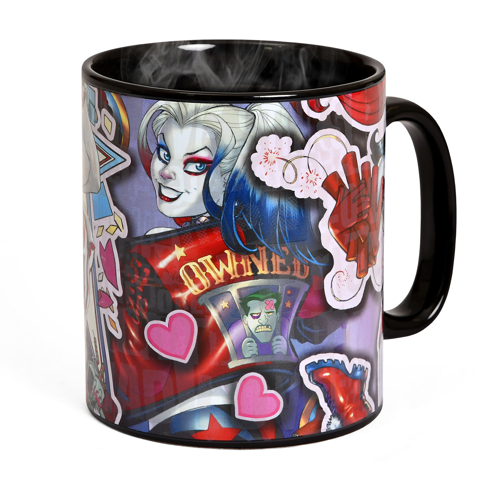 Harley Quinn Comic Thermo Effect Mug