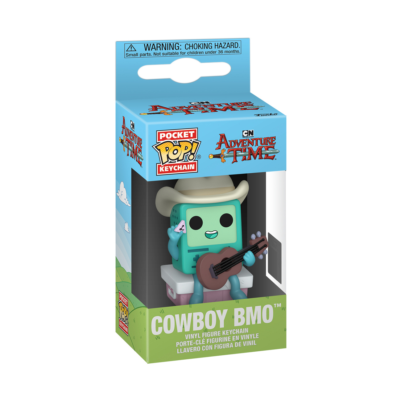 Adventure Time - Portachiavi Funko Pop Cowboy BMO con chitarra