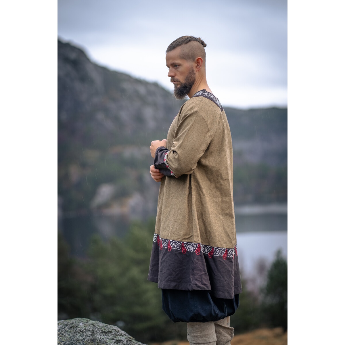 Tunique viking médiévale Freydis sable