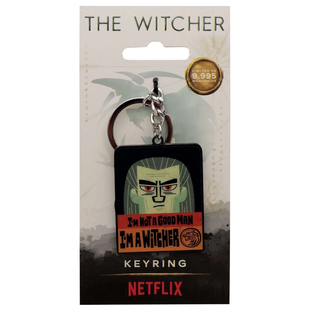 Witcher Rolo Chain The Witcher Keychain Witcher & Roach Limited Edition | Elbenwald