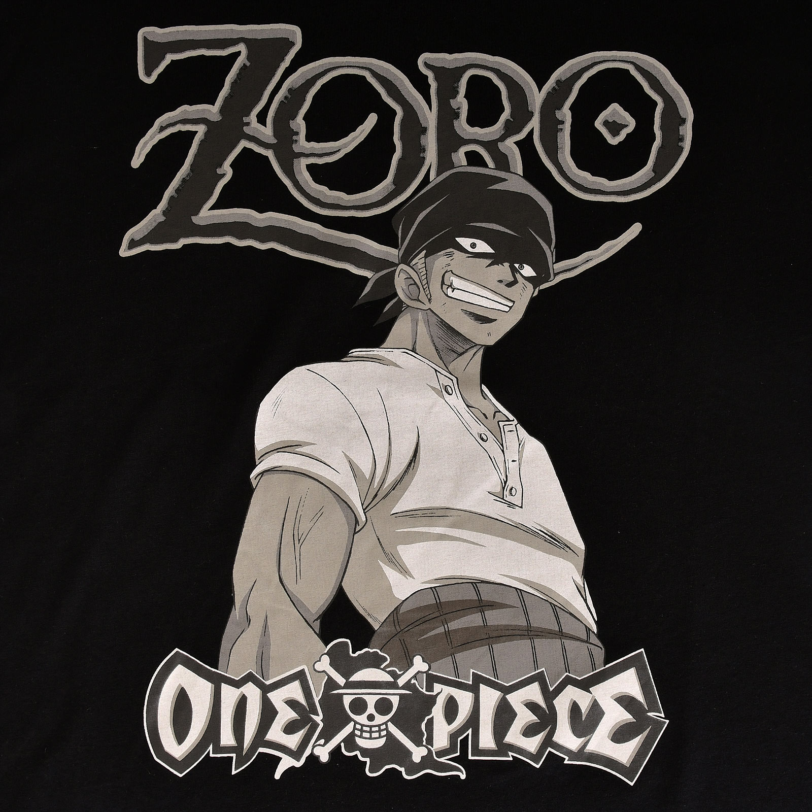 One Piece - T-shirt Roronoa Zoro noir